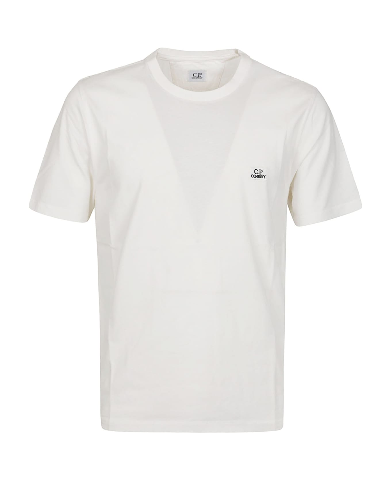 C.P. Company 30/1 Jersey Logo T-shirt - Guaze White