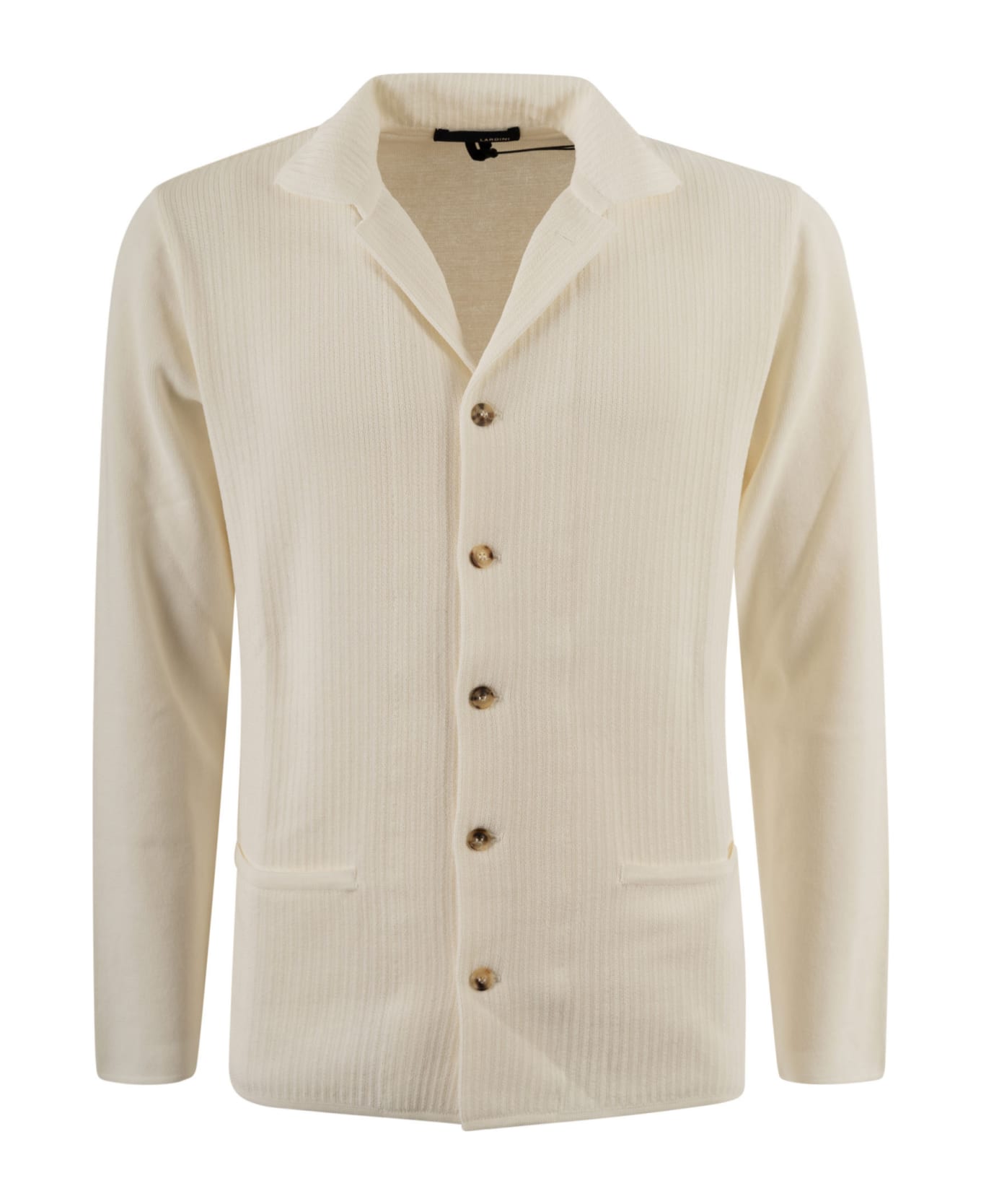 Lardini Stripe Pattern Buttoned Shirt - C
