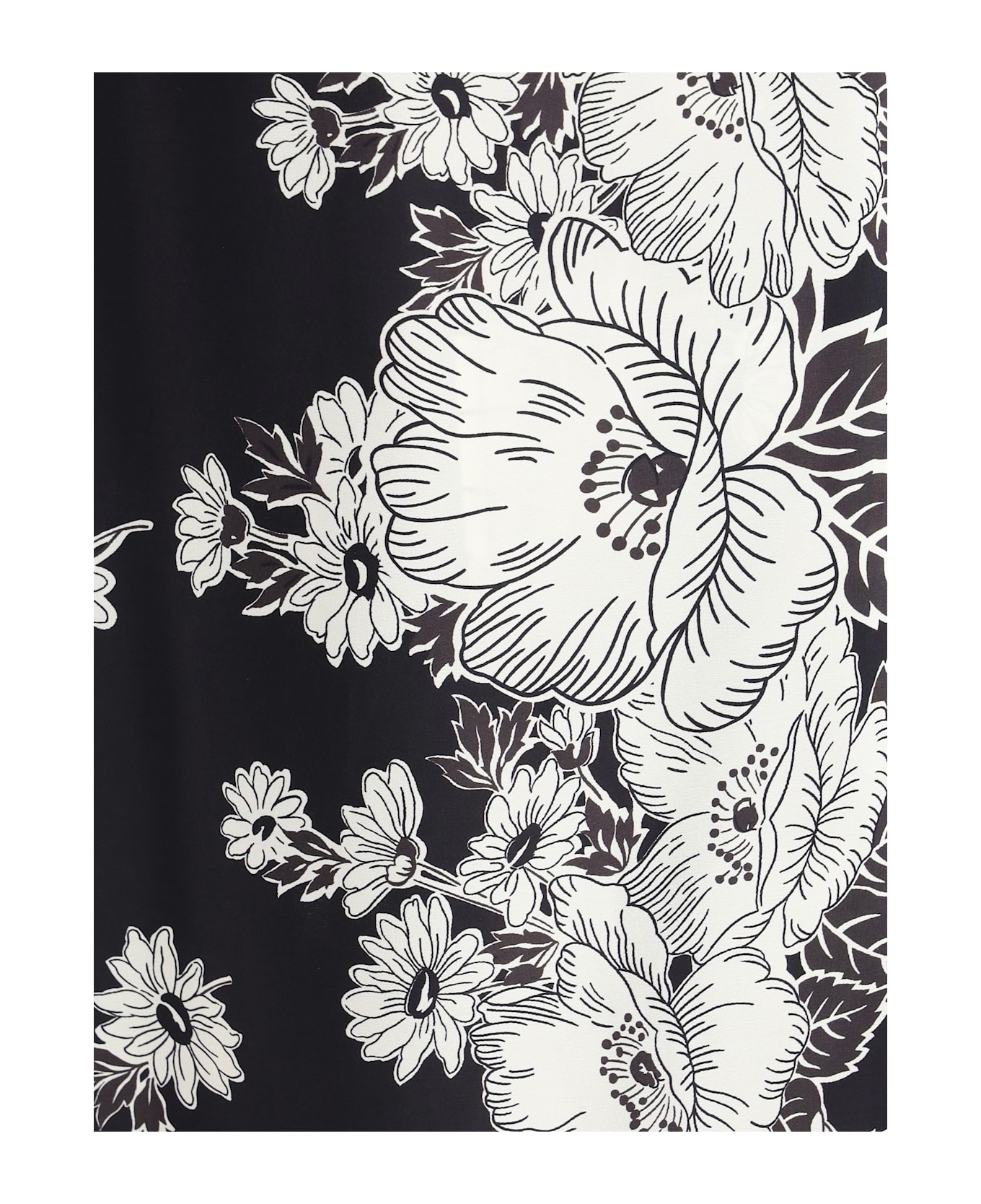 Parosh Floral Wrap Skirt
