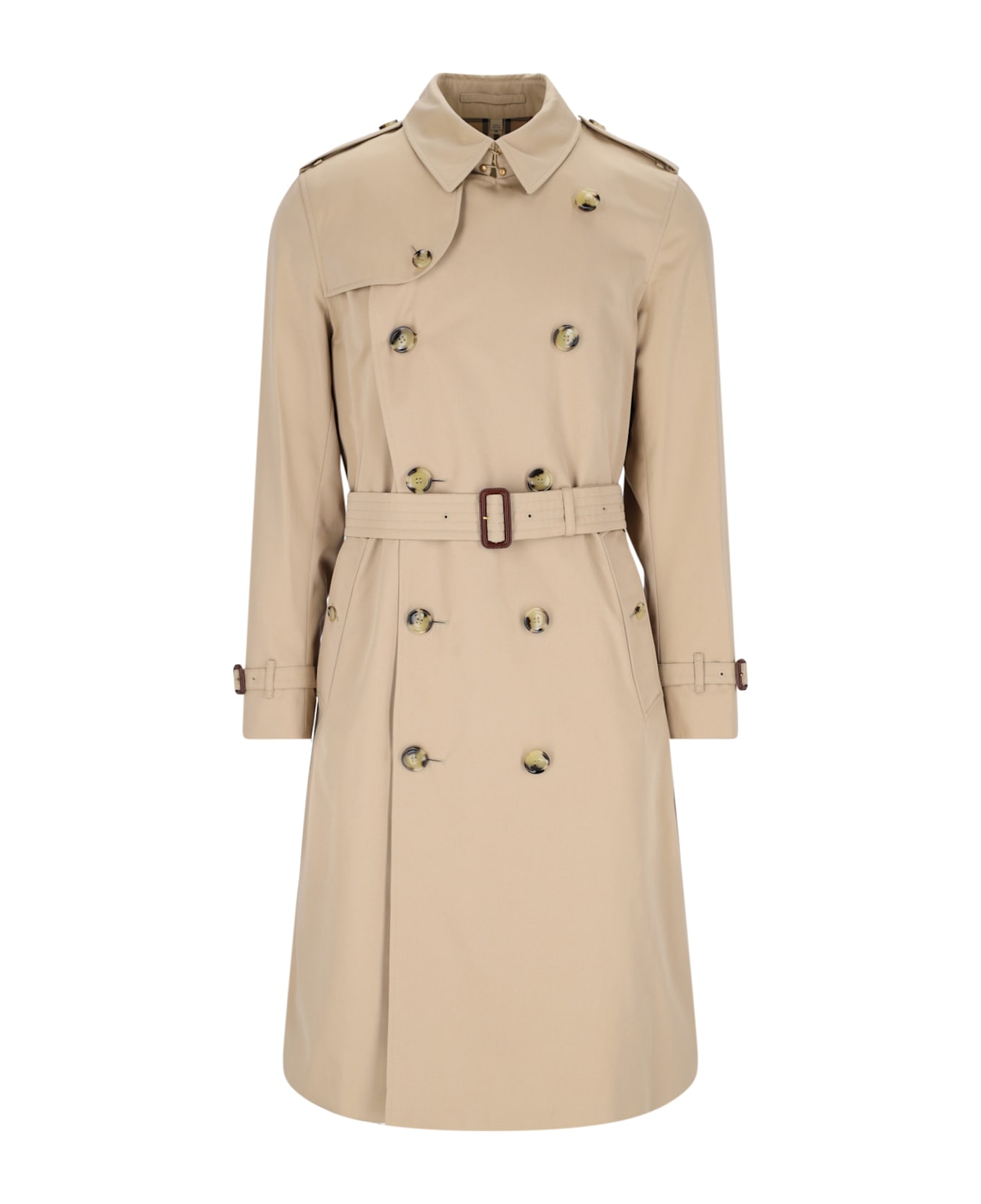 Burberry Double-breasted Trench Coat - NEUTRALS