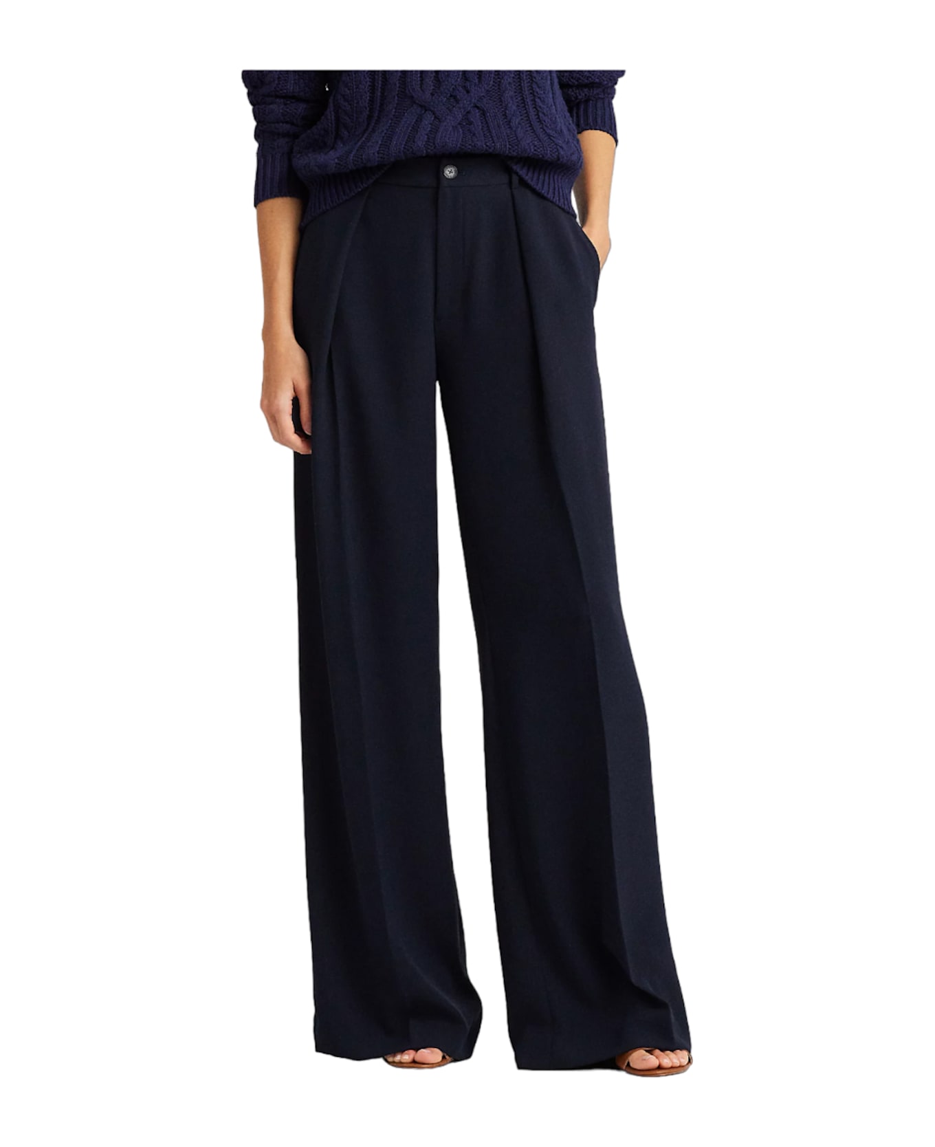 Polo Ralph Lauren Kirahn Full Length Pleated - Blue