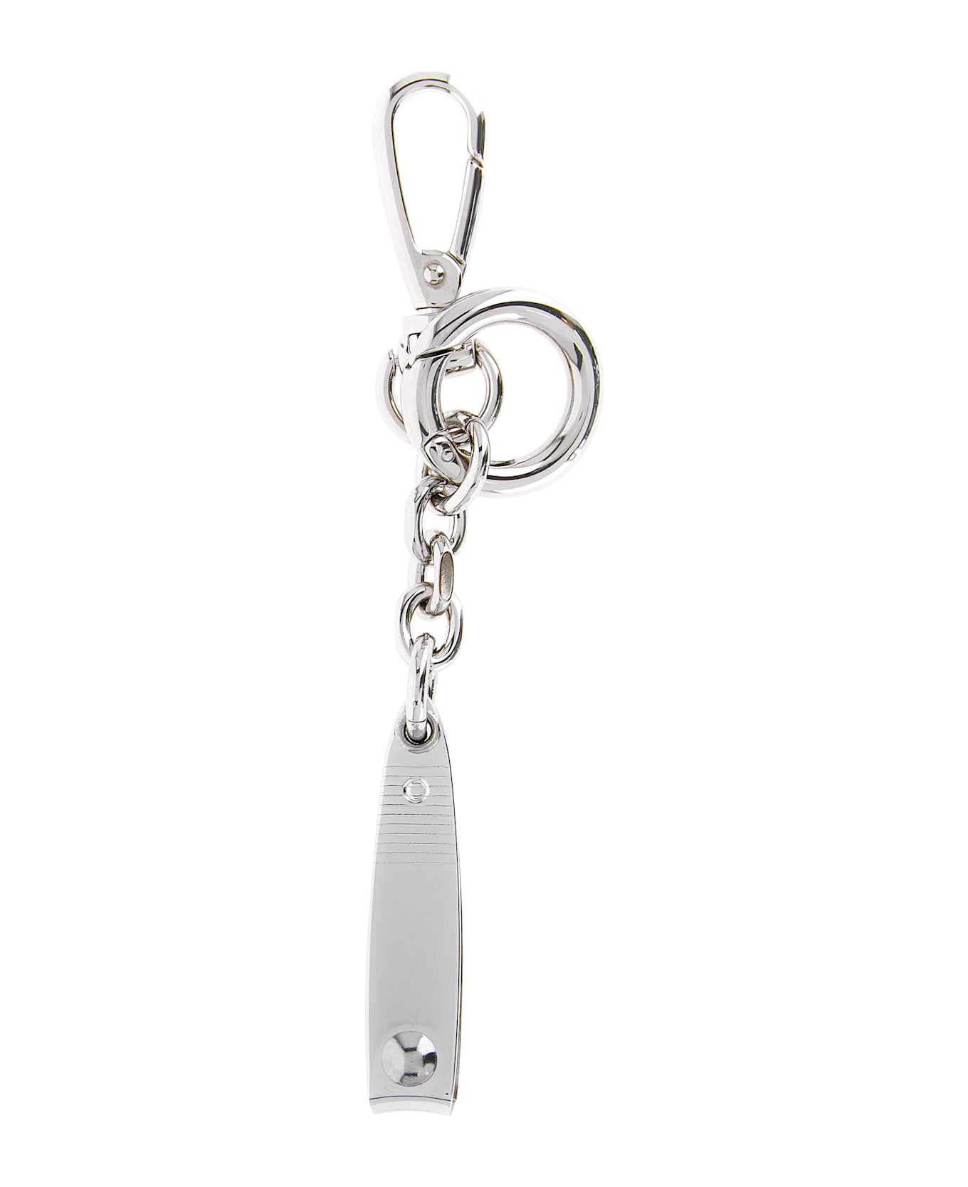 Maison Margiela 'nail Cutter' Keyring Charm - Silver