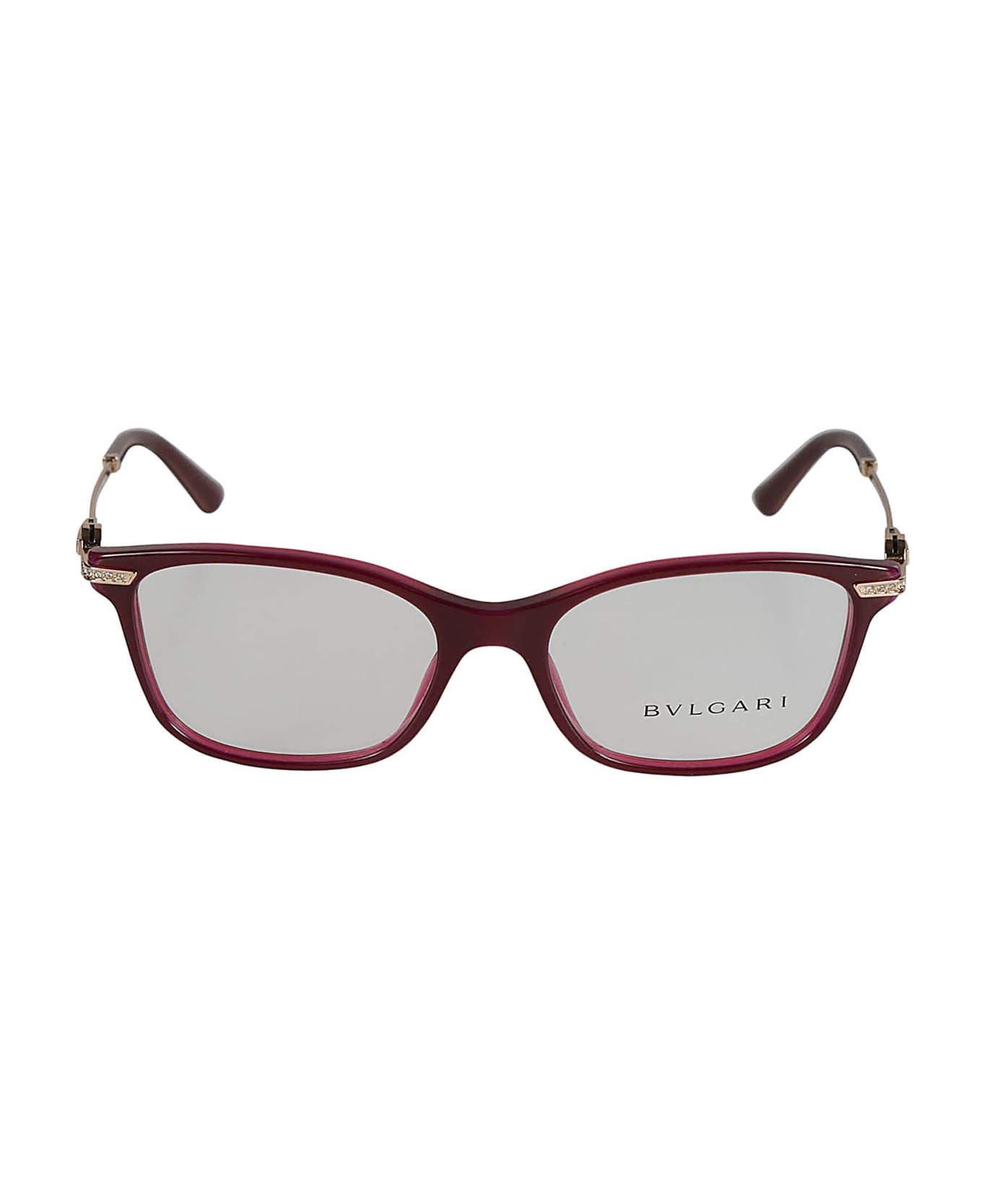 Bulgari Crystal Embellished Cat-eye Glasses - 5426 アイウェア