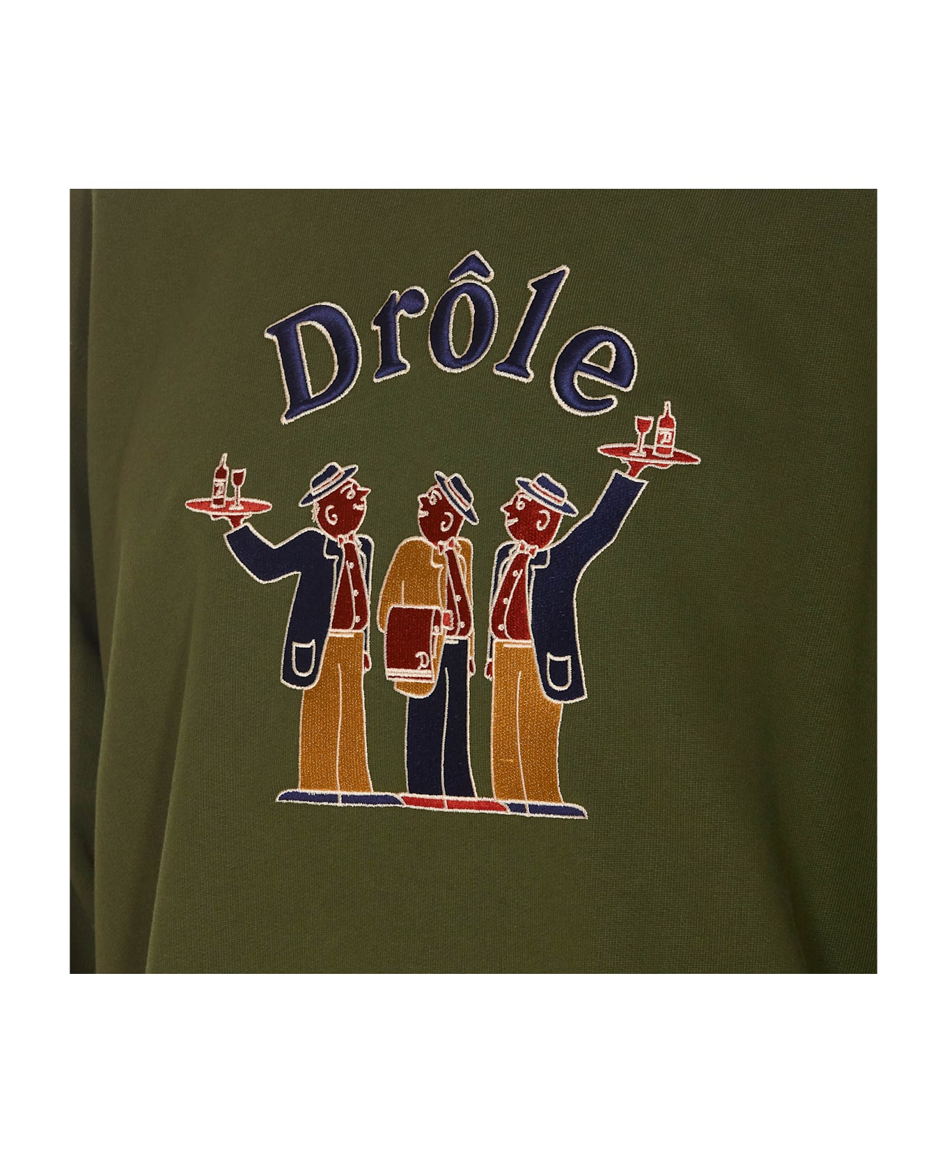 Drôle de Monsieur Le Crillon Sweatshirt - Green