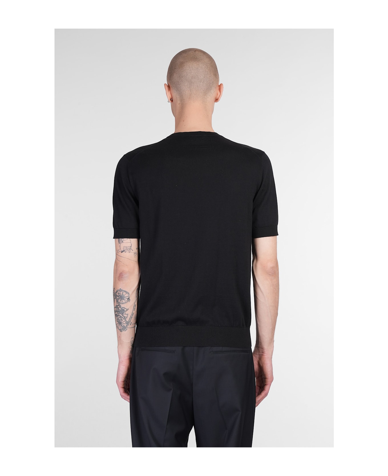 Zegna T-shirt In Black Cotton - black