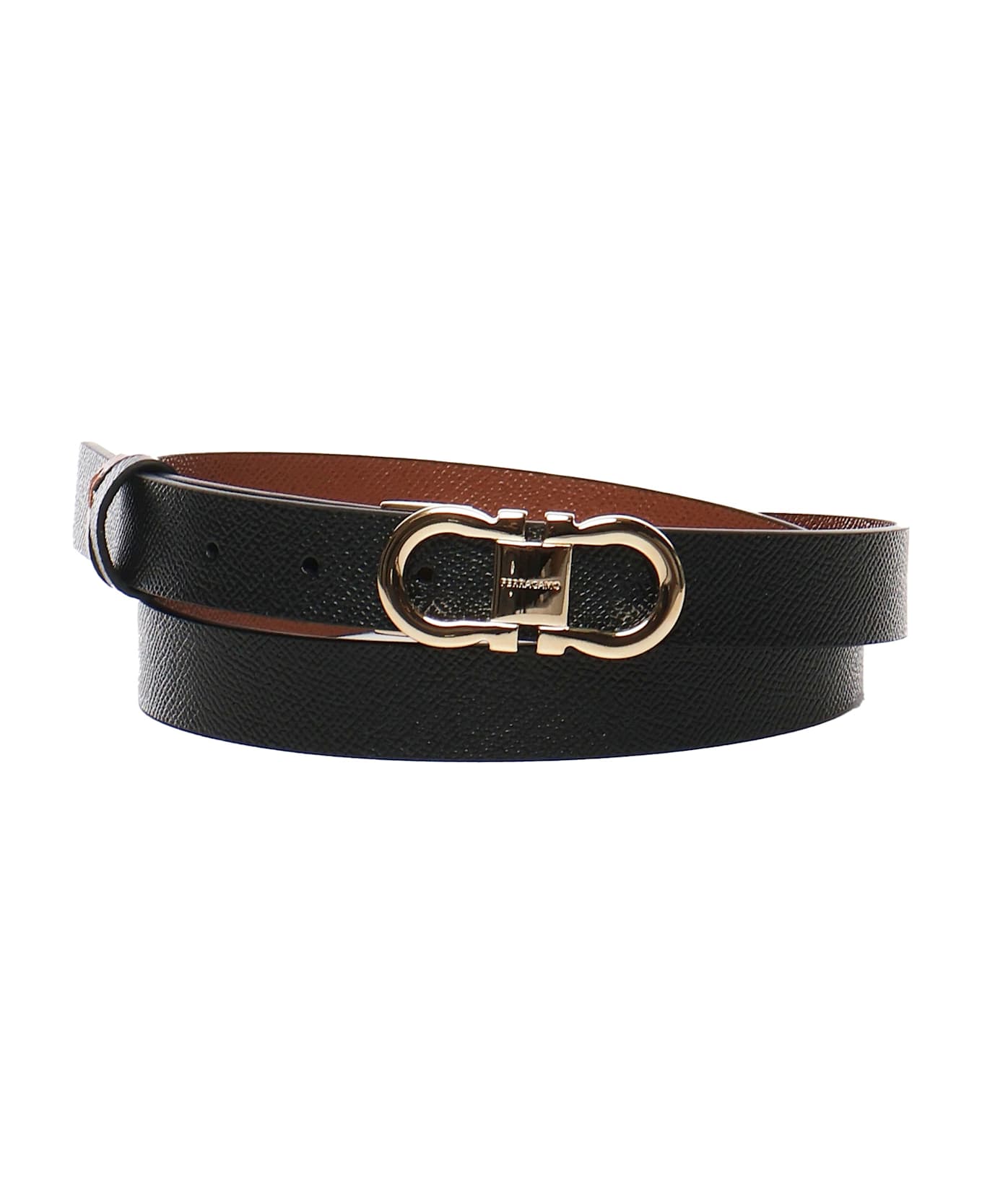 Ferragamo Gancini Adjustable And Reversible Belt
