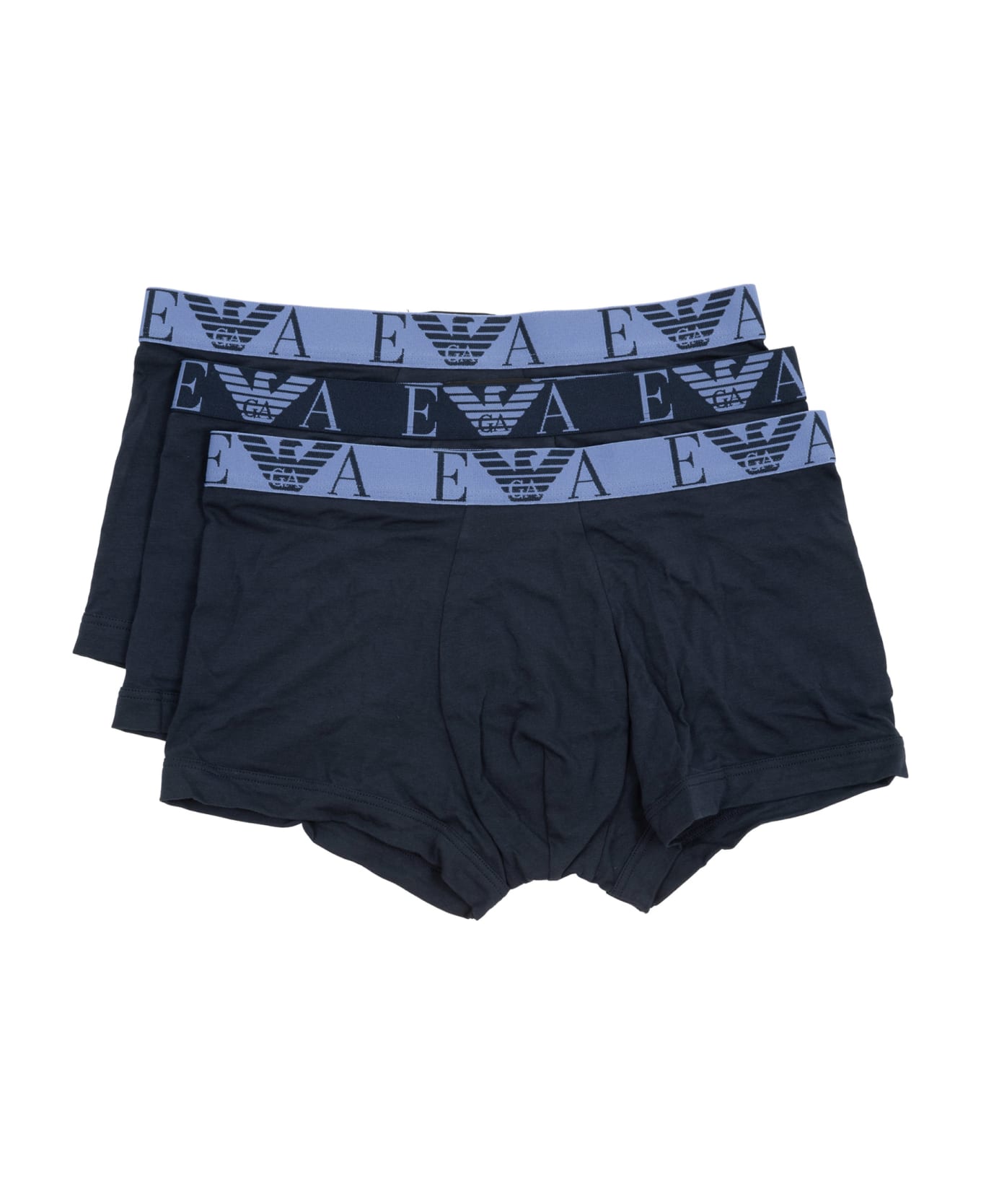 Emporio Armani Underwear Cotton Boxer - Marine/Marine ショーツ