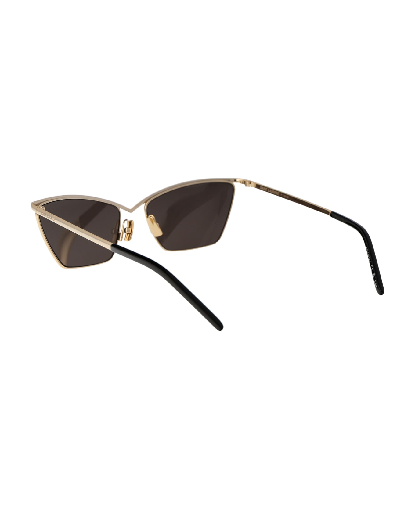 Saint Laurent Eyewear Sl 637 Sunglasses - 003 GOLD GOLD BLACK サングラス