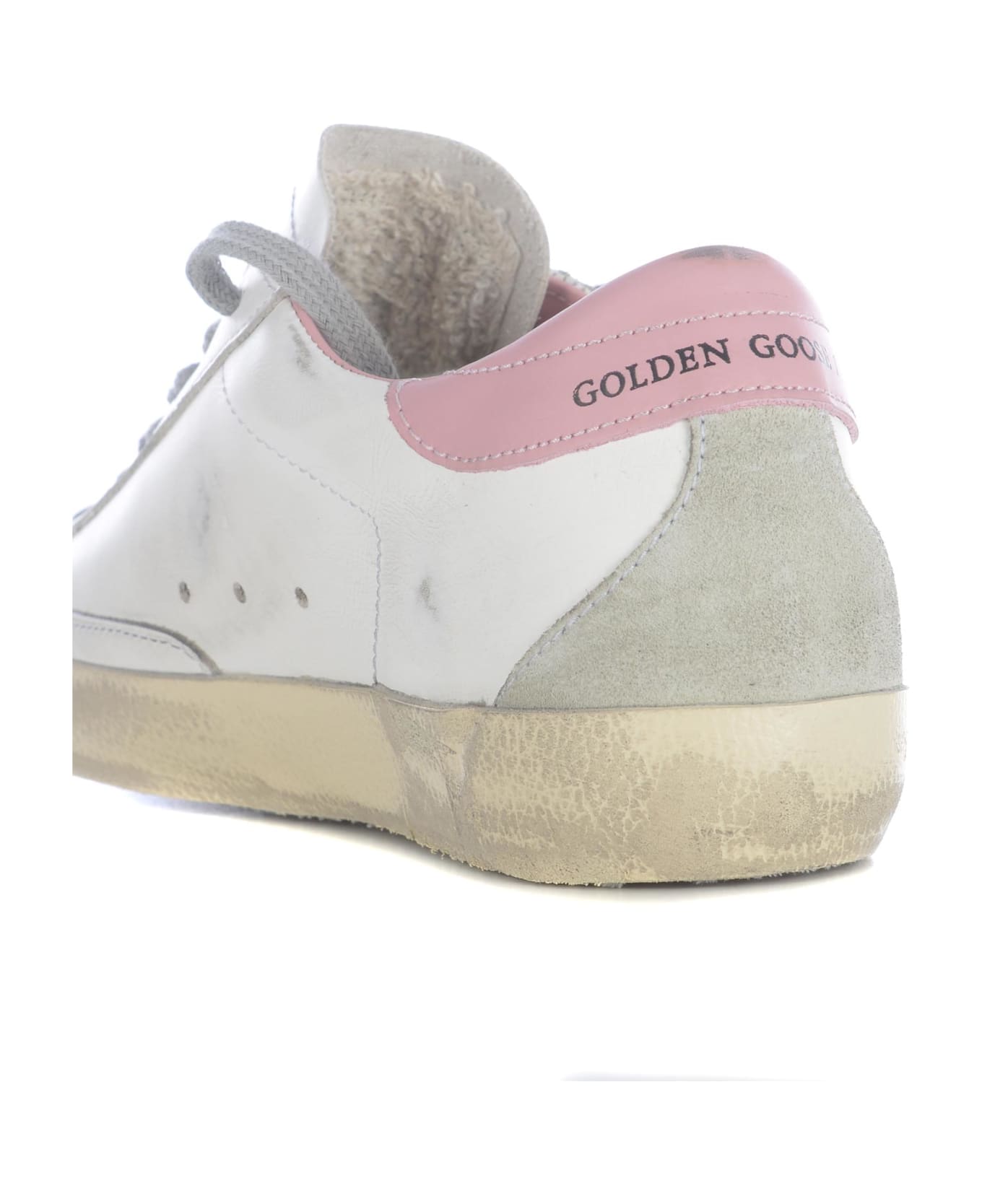 Golden Goose Sneakers Golden Gooose "super Star" Made Of Leather - Bianco