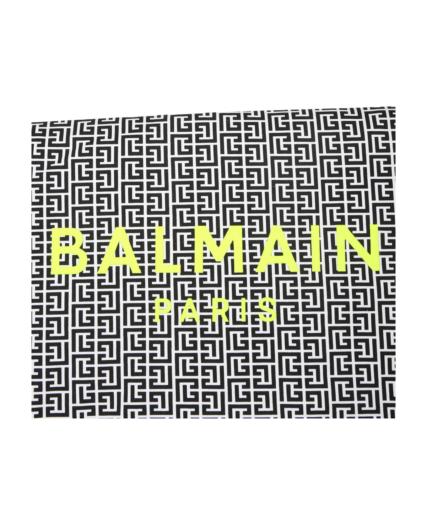 Balmain Multicolor Blanket For Baby Kids With Iconic Labyrinth - Multicolor アクセサリー＆ギフト