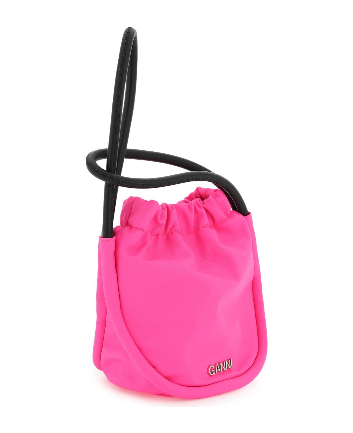 Ganni Mini Bag With Logo - SUGAR PLUM (Fuchsia)