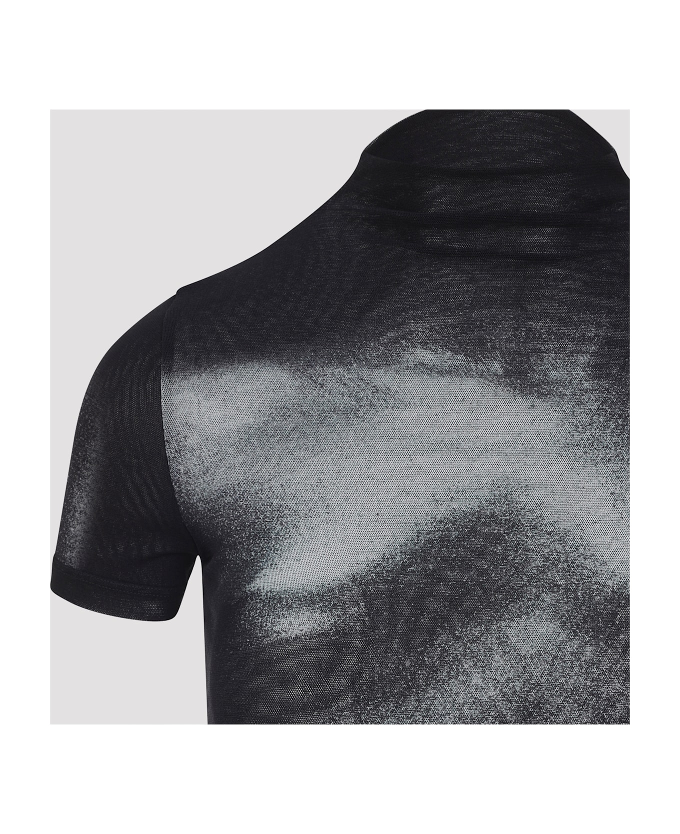 Jean Paul Gaultier Body Dust Mini Dress - Black Silver