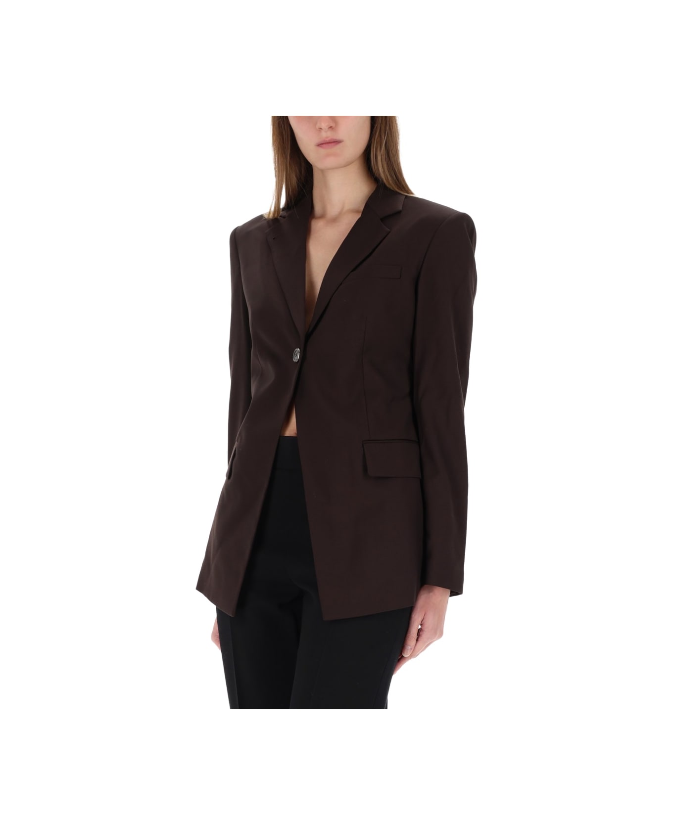 Helmut Lang "cutaway" Blazer - BROWN