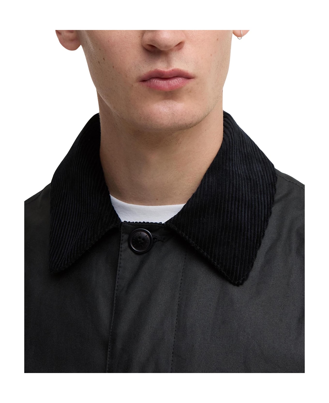 Baracuta Ba X Br Wax Trench Coat - Navy