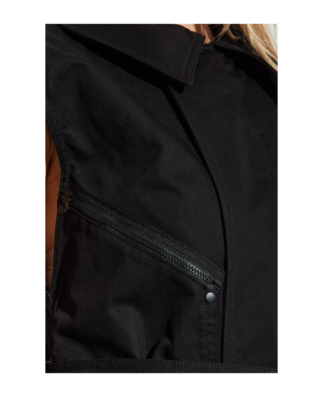 Y-3 Dress With Detachable Collar - Black