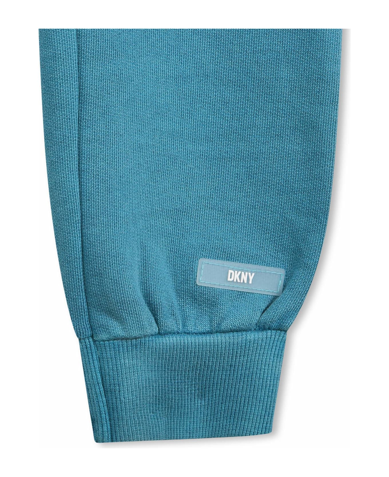 DKNY Sweatpants With Print - Turchese