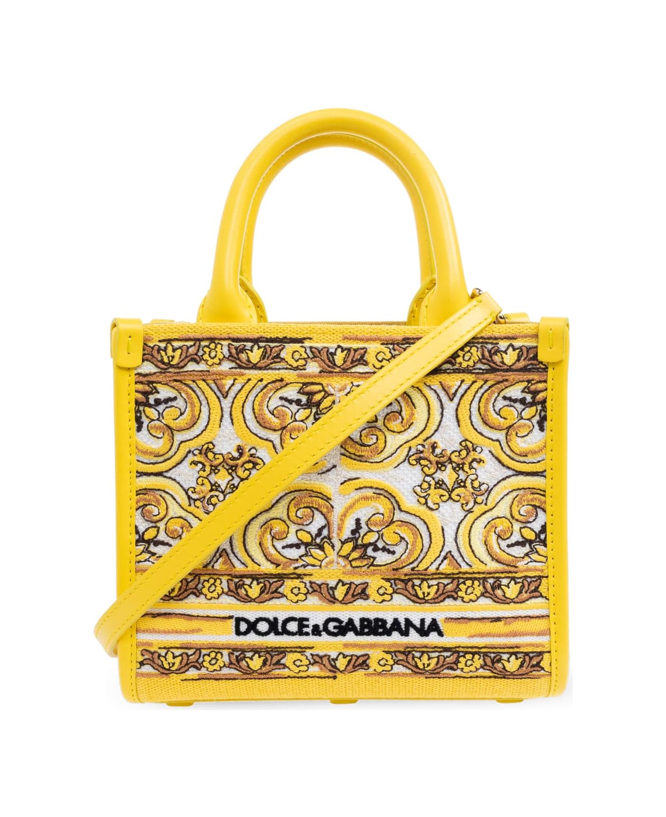 Dolce & Gabbana `dg Daily Mini` Shopper Bag - Yellow