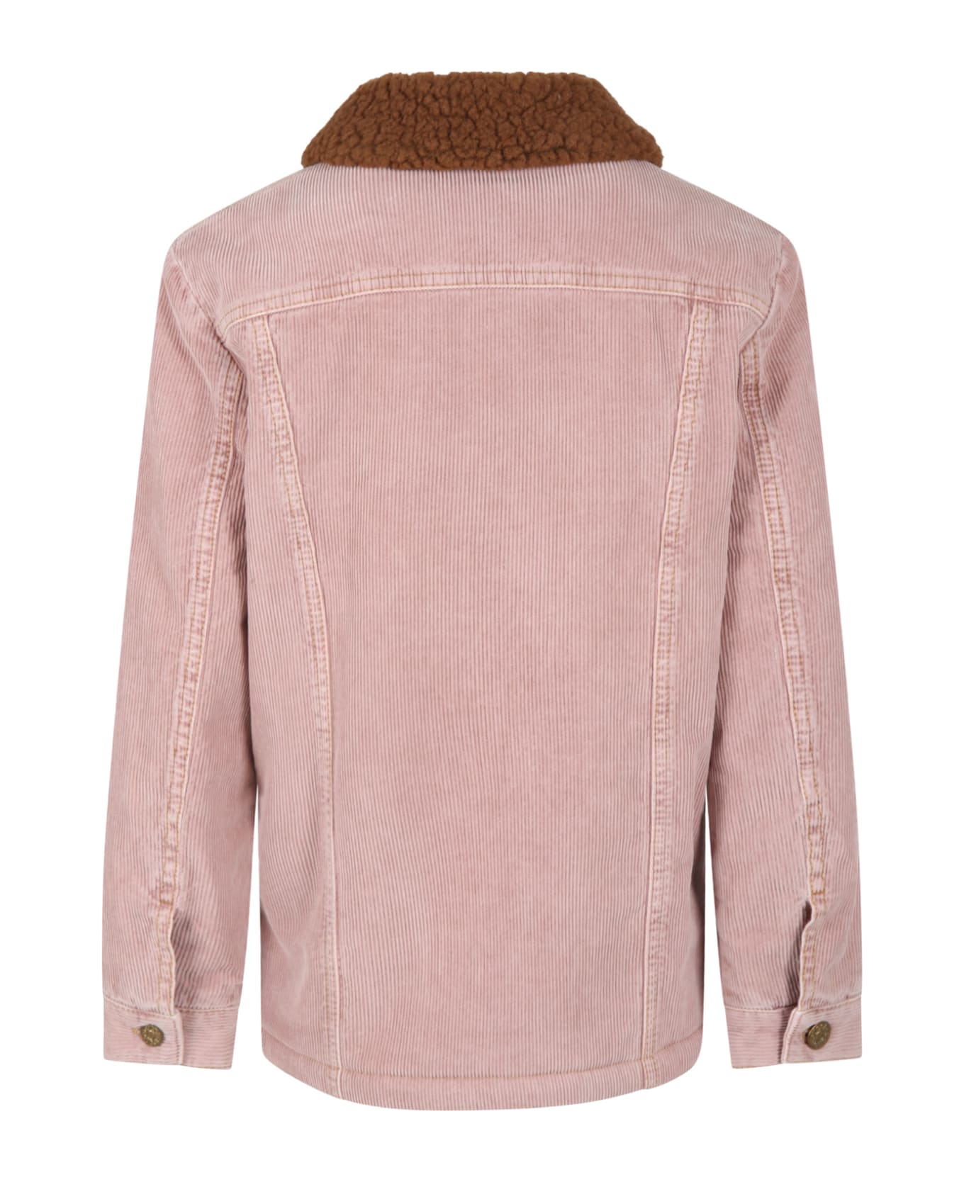 Gucci motywem Pink Jacket For Girl With Horsebit - Pink