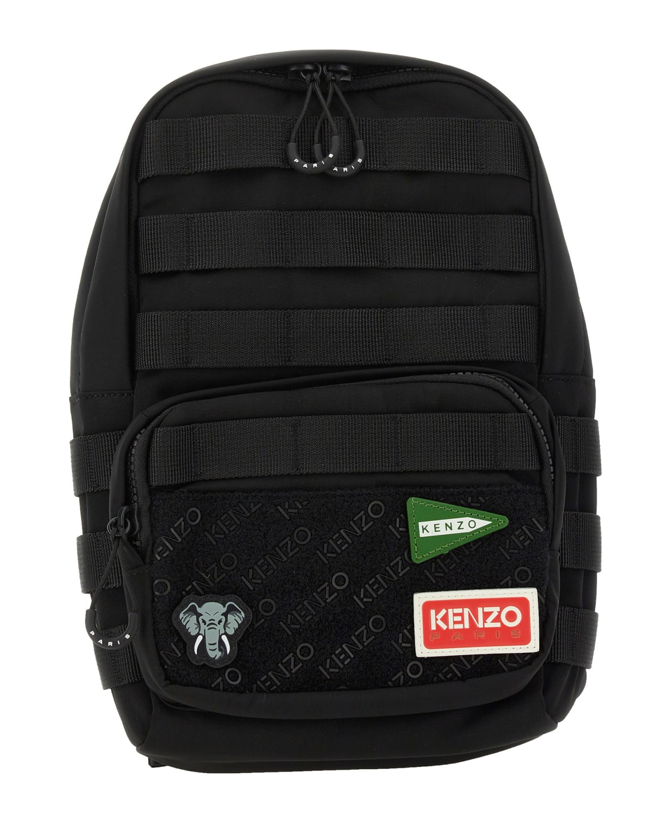 Kenzo Jungle One-shoulder Backpack - NERO