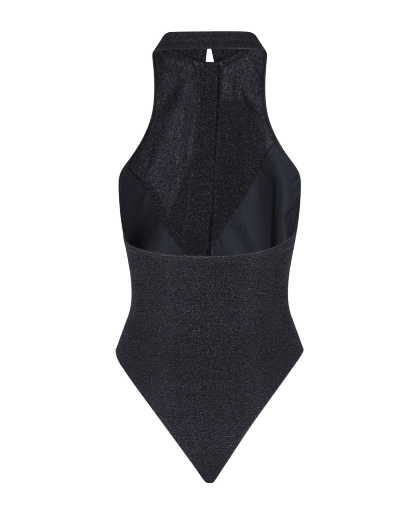 Oseree One-piece Swimsuit "lumière Smoking" - Black  