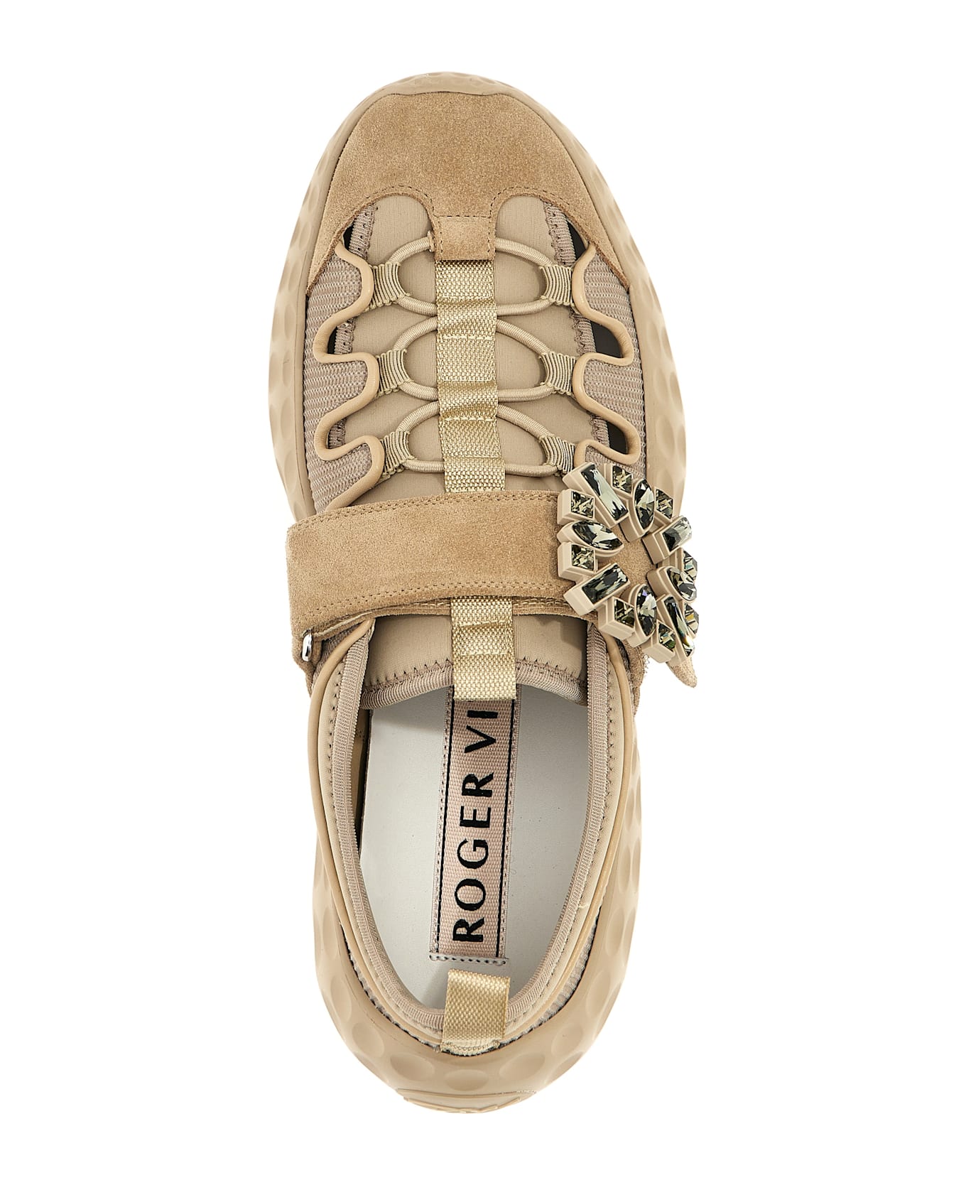Roger Vivier 
viv
 Run Light Trekky
 Sneakers - Beige