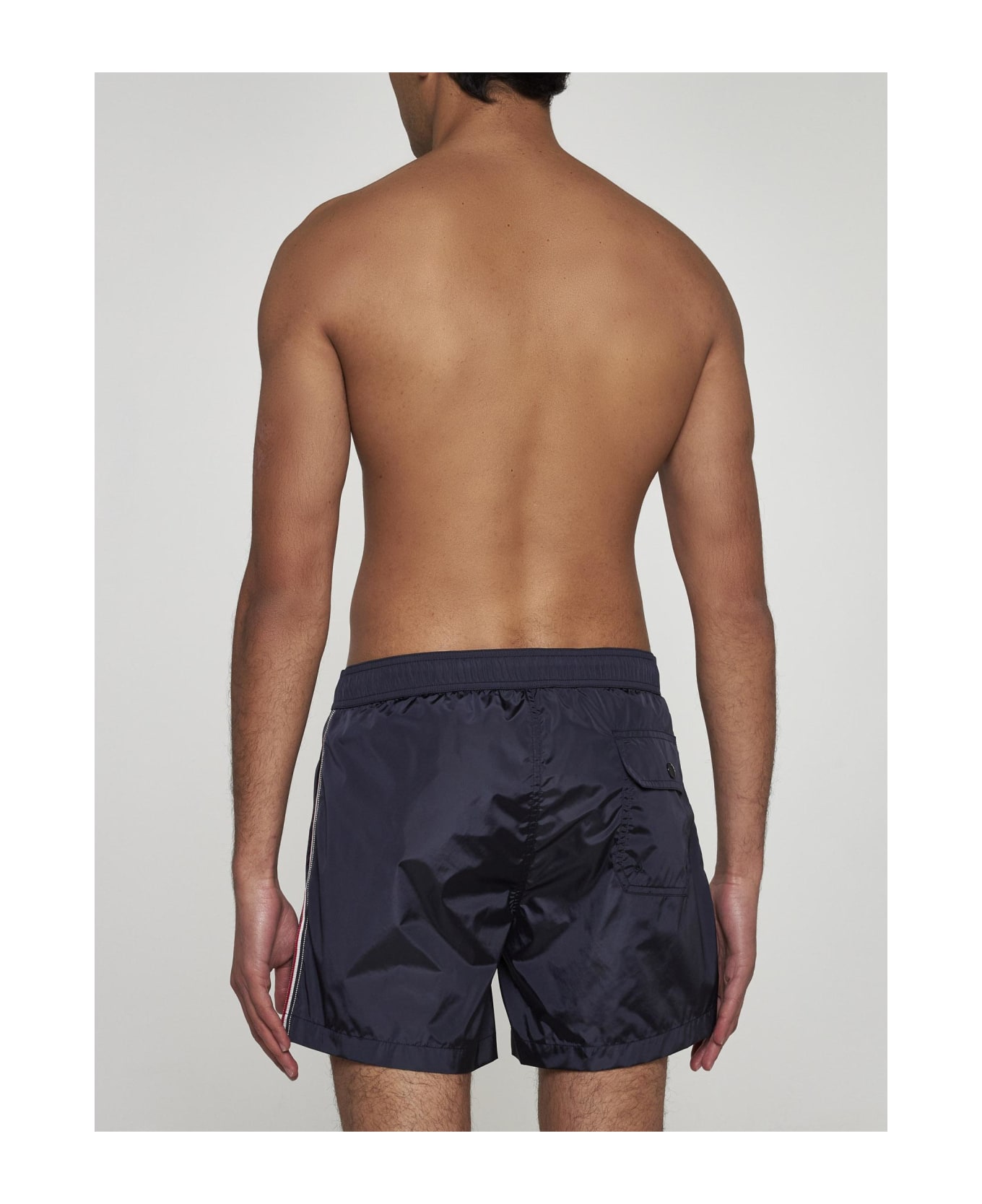 Moncler Technical Nylon Swim Shorts - .