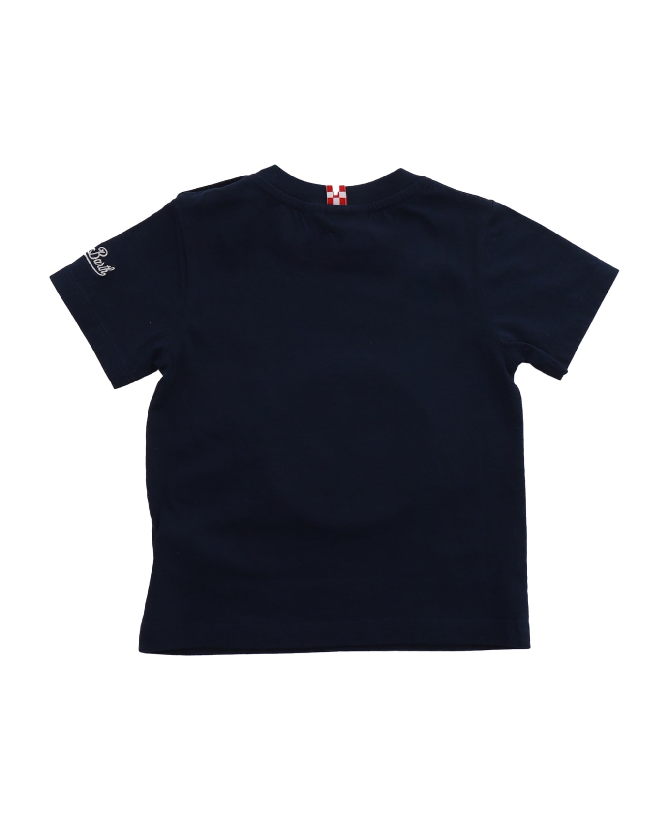 MC2 Saint Barth Blue Cotton T-shirt - MULTICOLOR