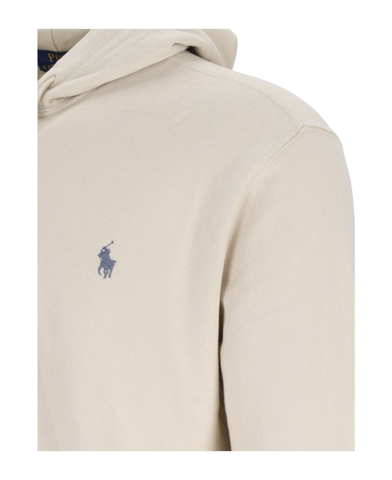 Polo Ralph Lauren Logo Zip Sweatshirt - Beige