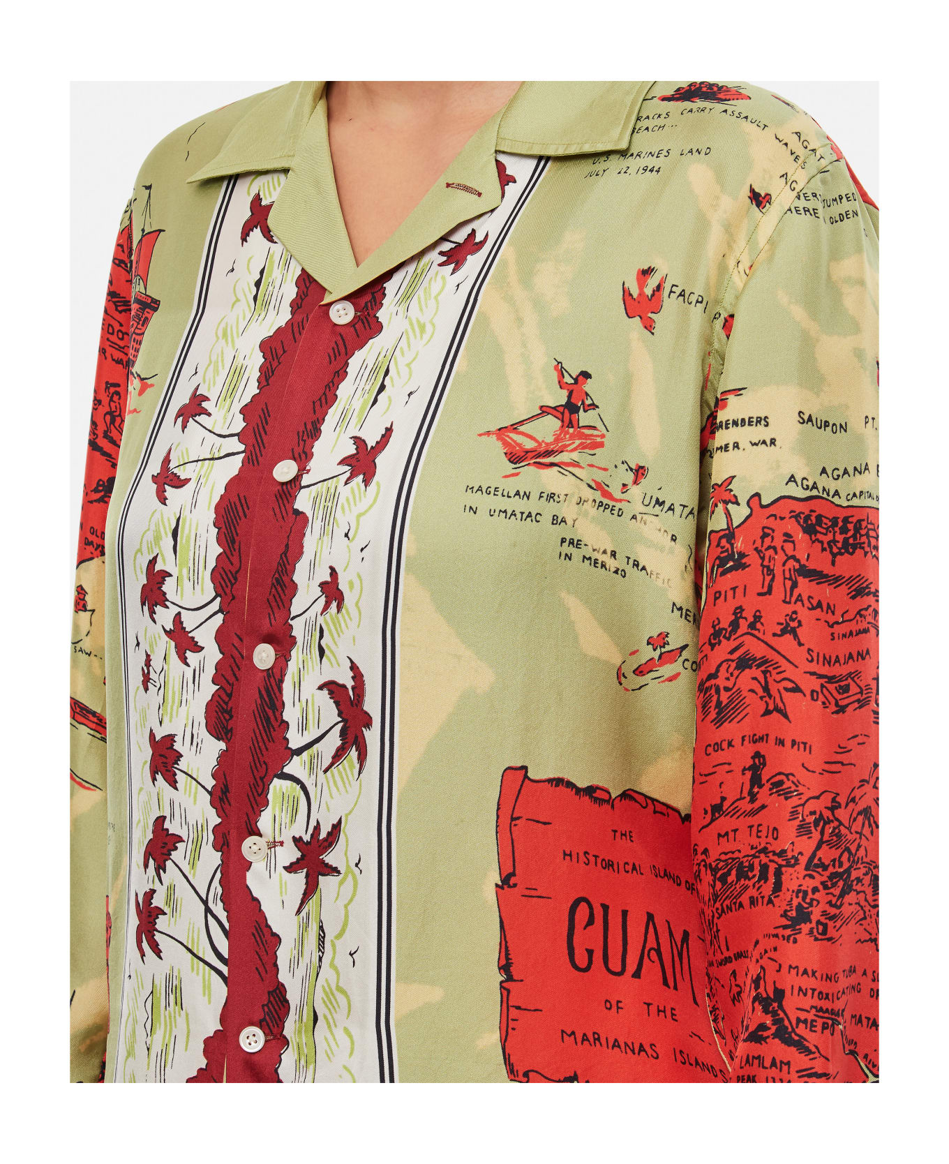 Bode Guam Shirt - Green
