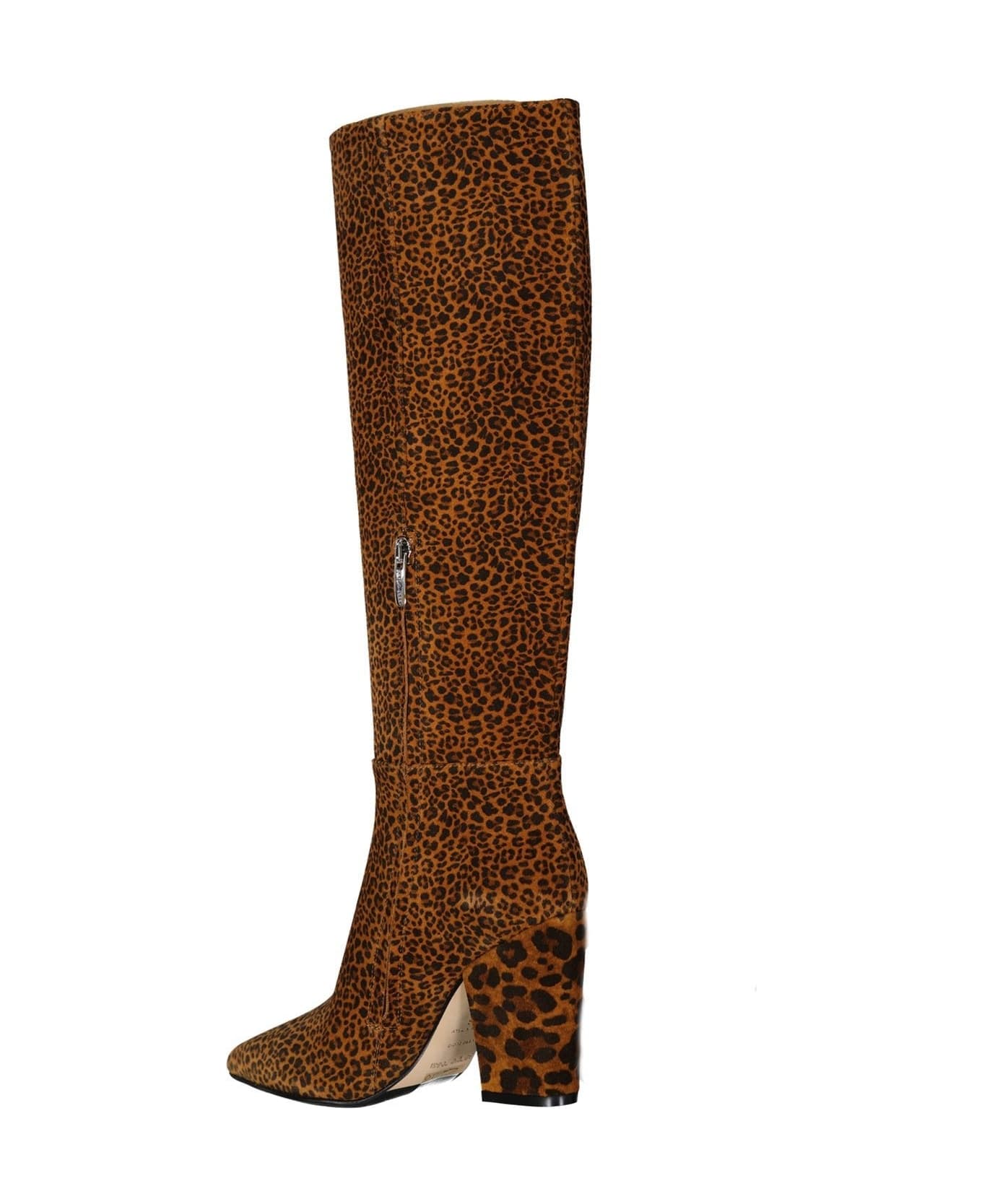 Sergio Rossi Leopard-print Leather Boots - Brown