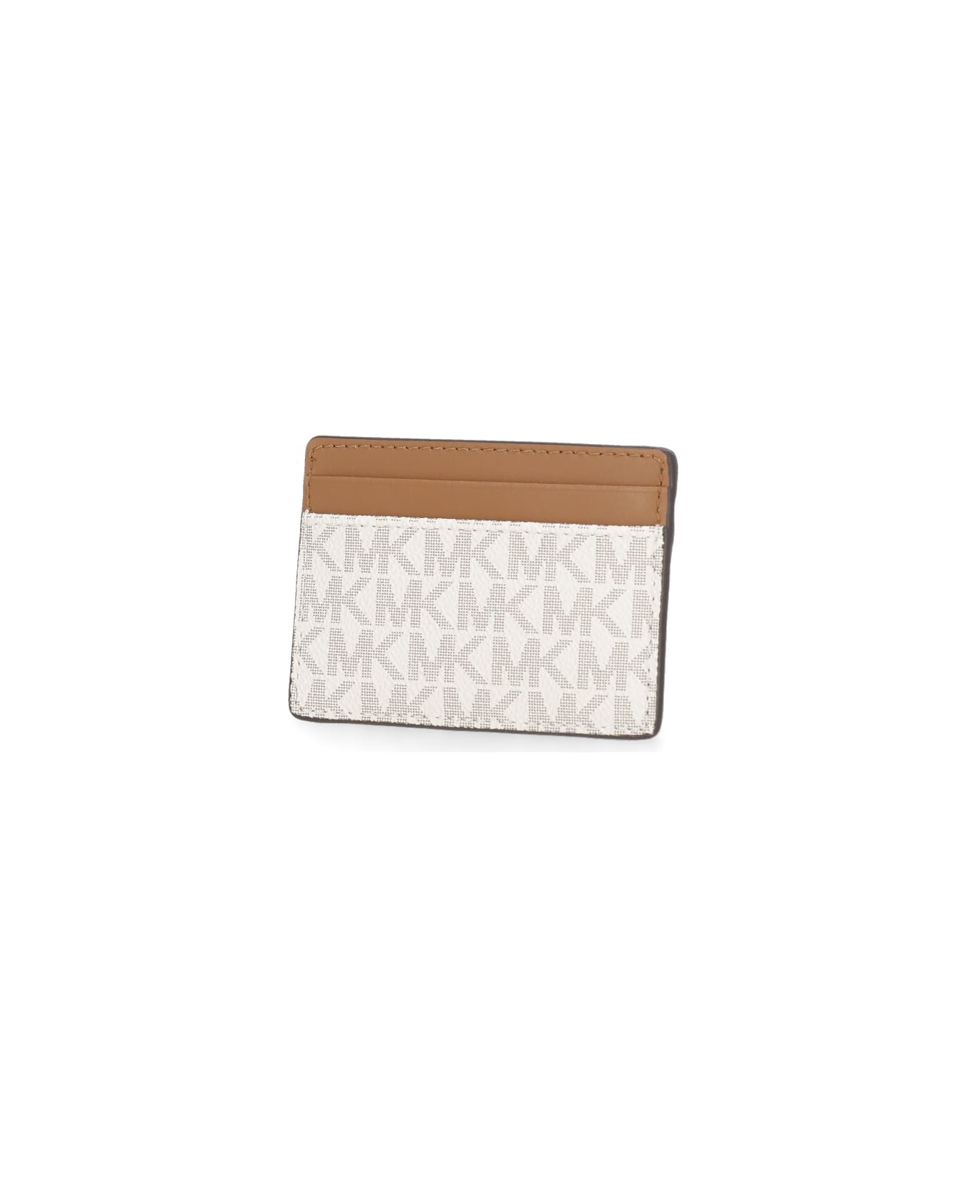 MICHAEL Michael Kors Monogram Cards Holder - Beige