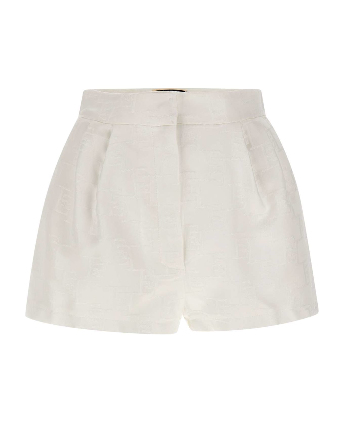 Elisabetta Franchi 'daily' Shorts - WHITE ショートパンツ