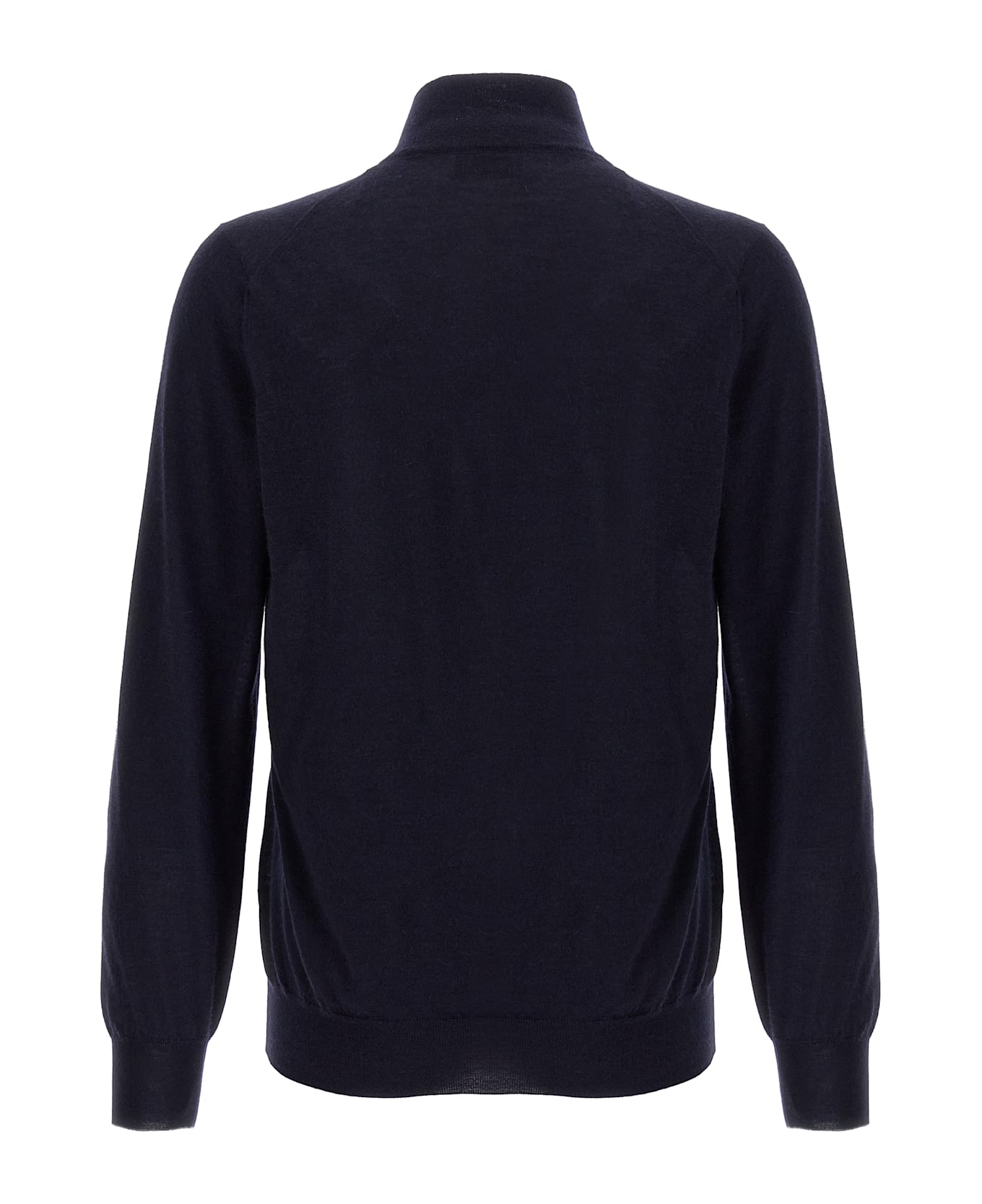Brunello Cucinelli Silk Cashmere Cardigan - Blue