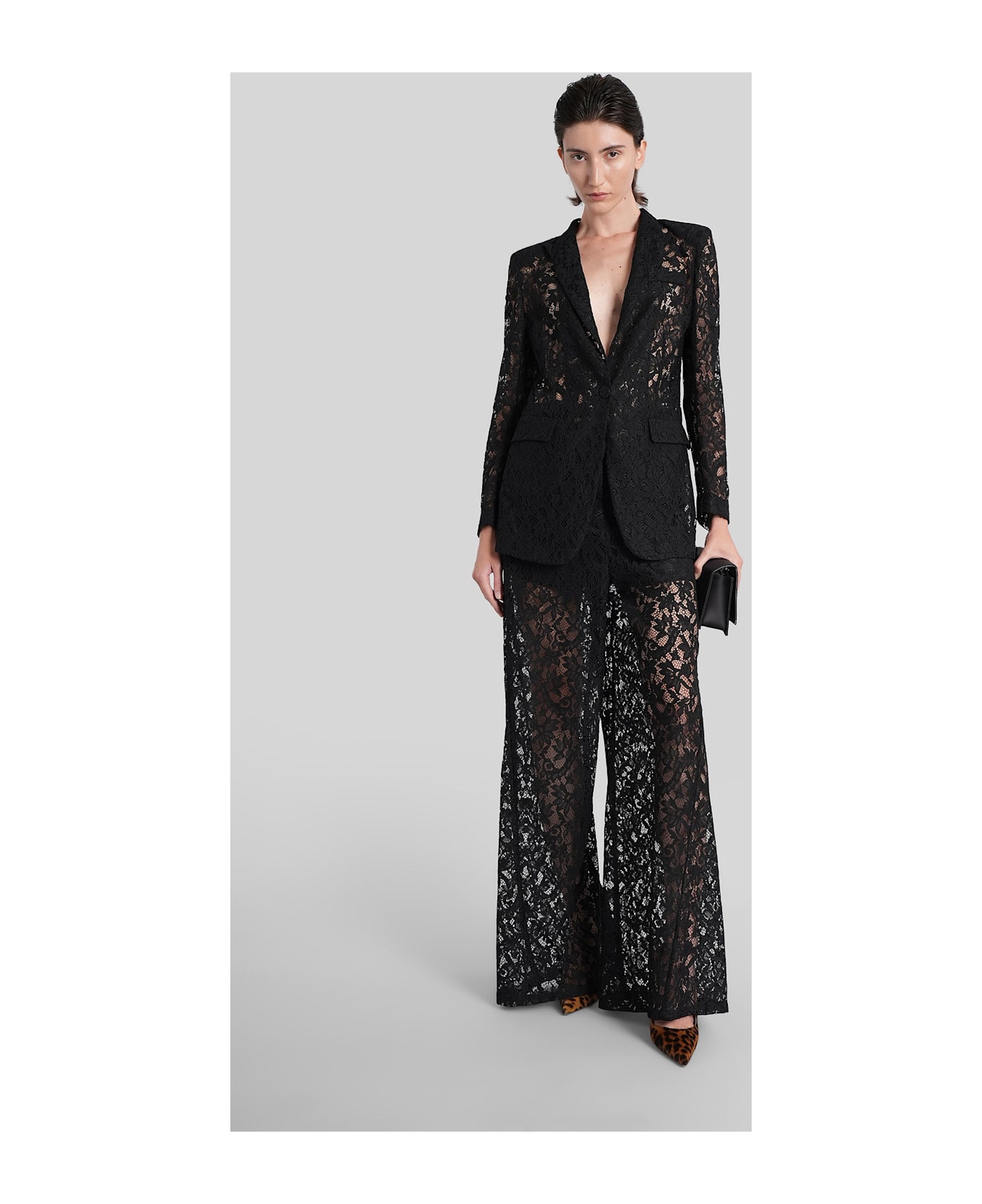 Blumarine Blazer In Black Polyester - Black