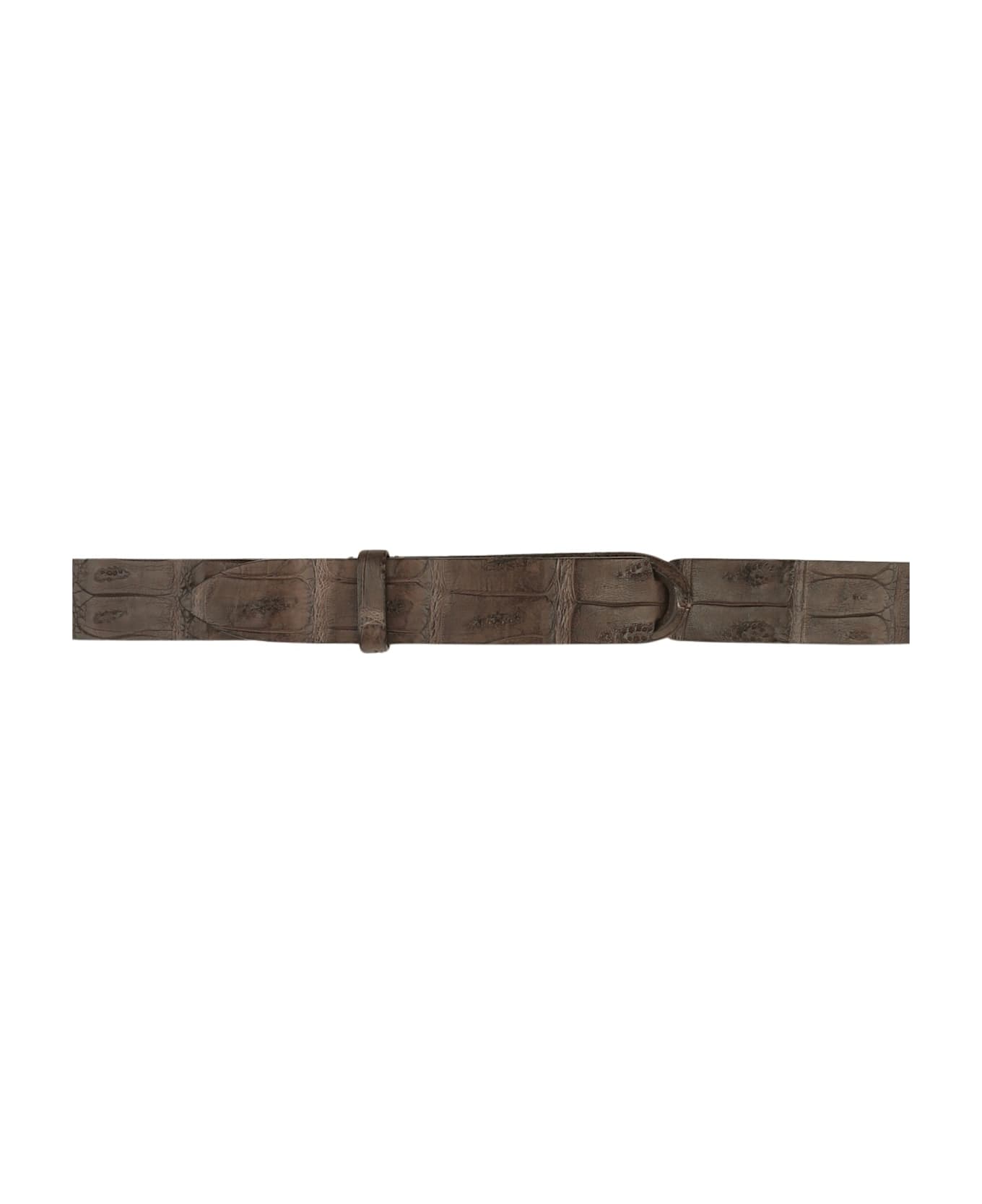 Orciani Camoscio Cocco Crocodile Suede - T.moro