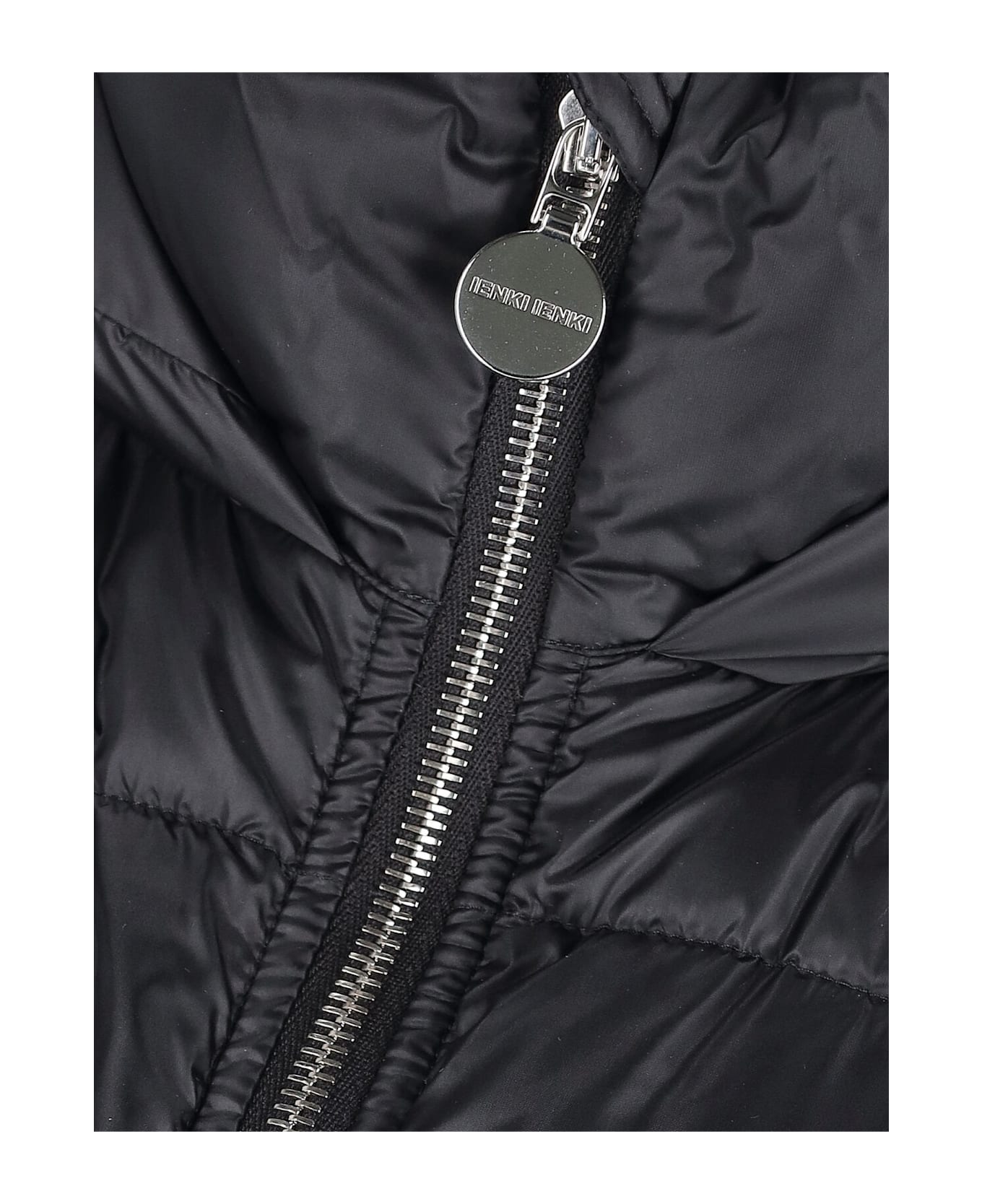 IENKI IENKI Maxi 'pyramid Leon' Down Jacket - Black  