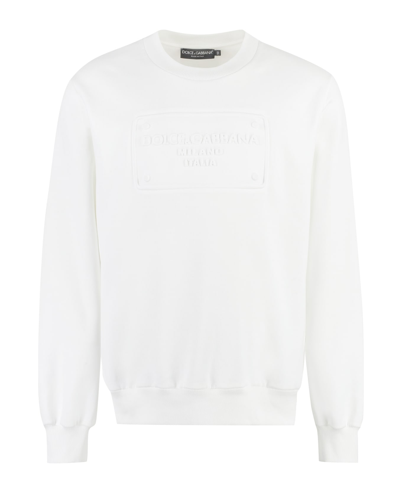 Dolce & Gabbana Logo Detail Sweatshirt - White