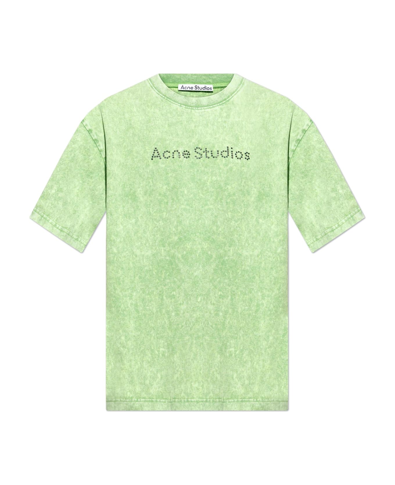 Acne Studios T-shirt With Logo - Green