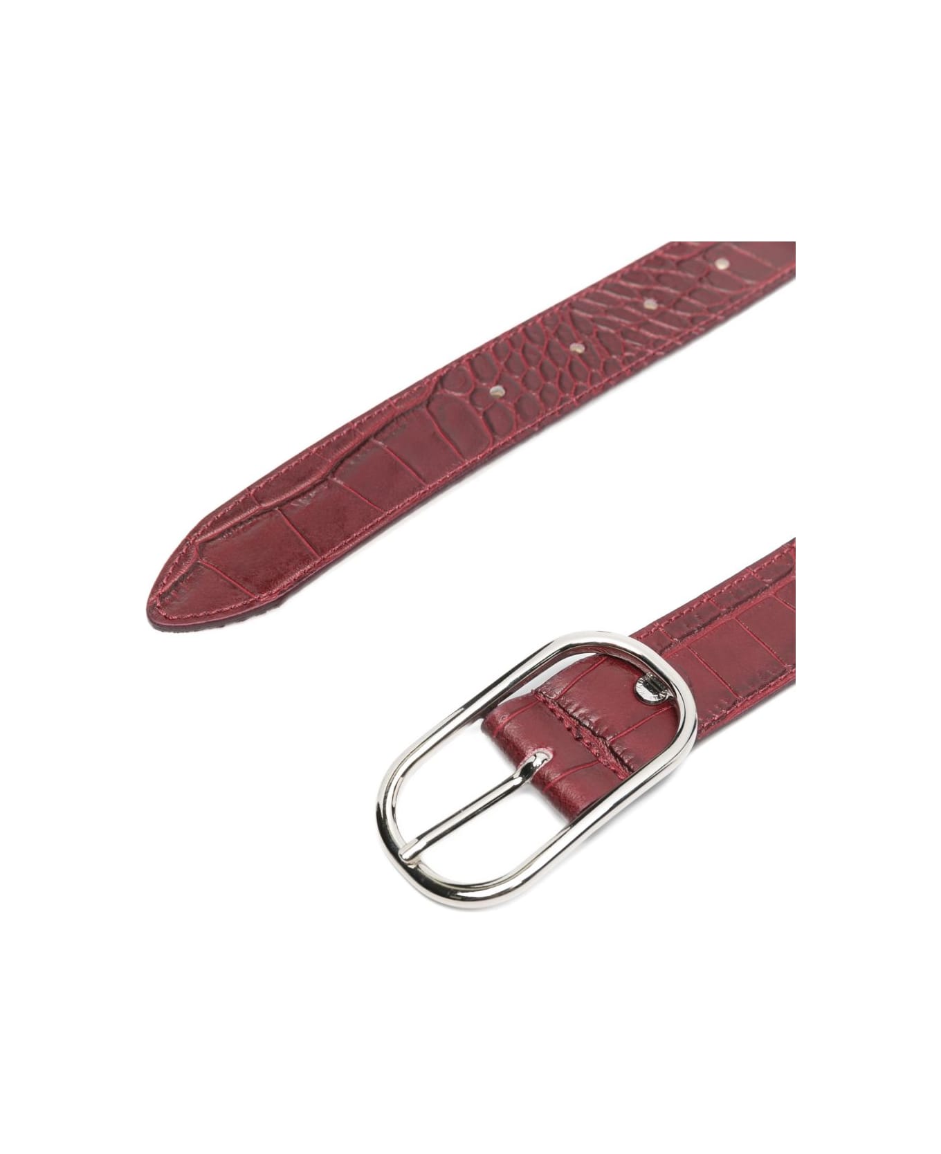 Herskind Hannah Leather Belt - Bordeaux