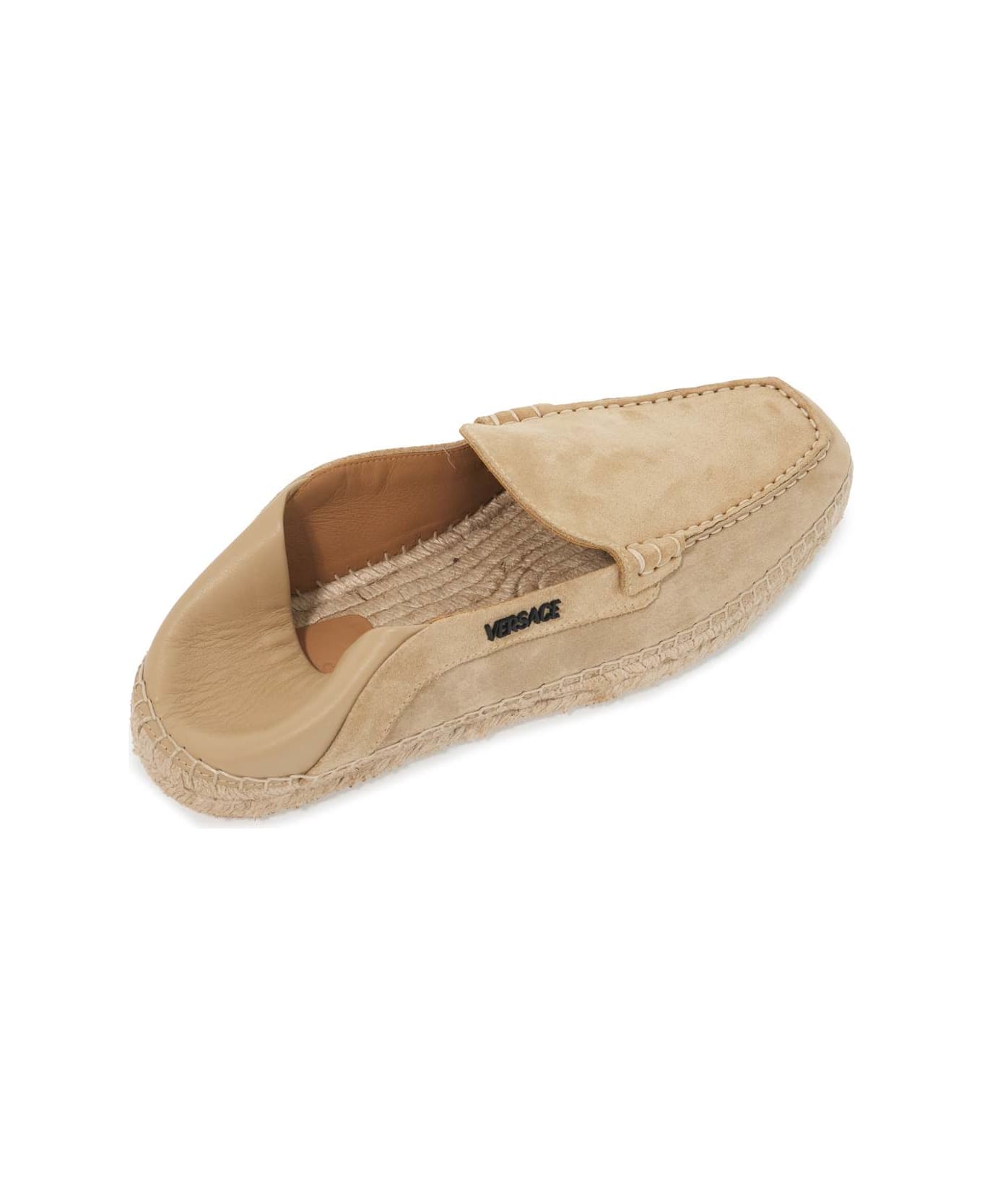 Versace Suede Moccasin-style Es - MASTIC (Beige)