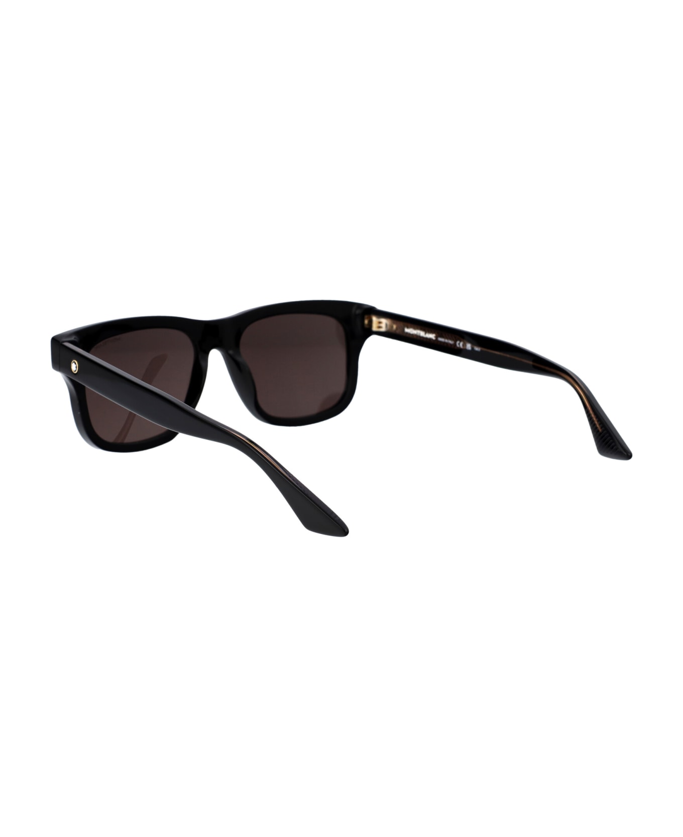 Montblanc Mb0319s Sunglasses - 001 BLACK BLACK GREY