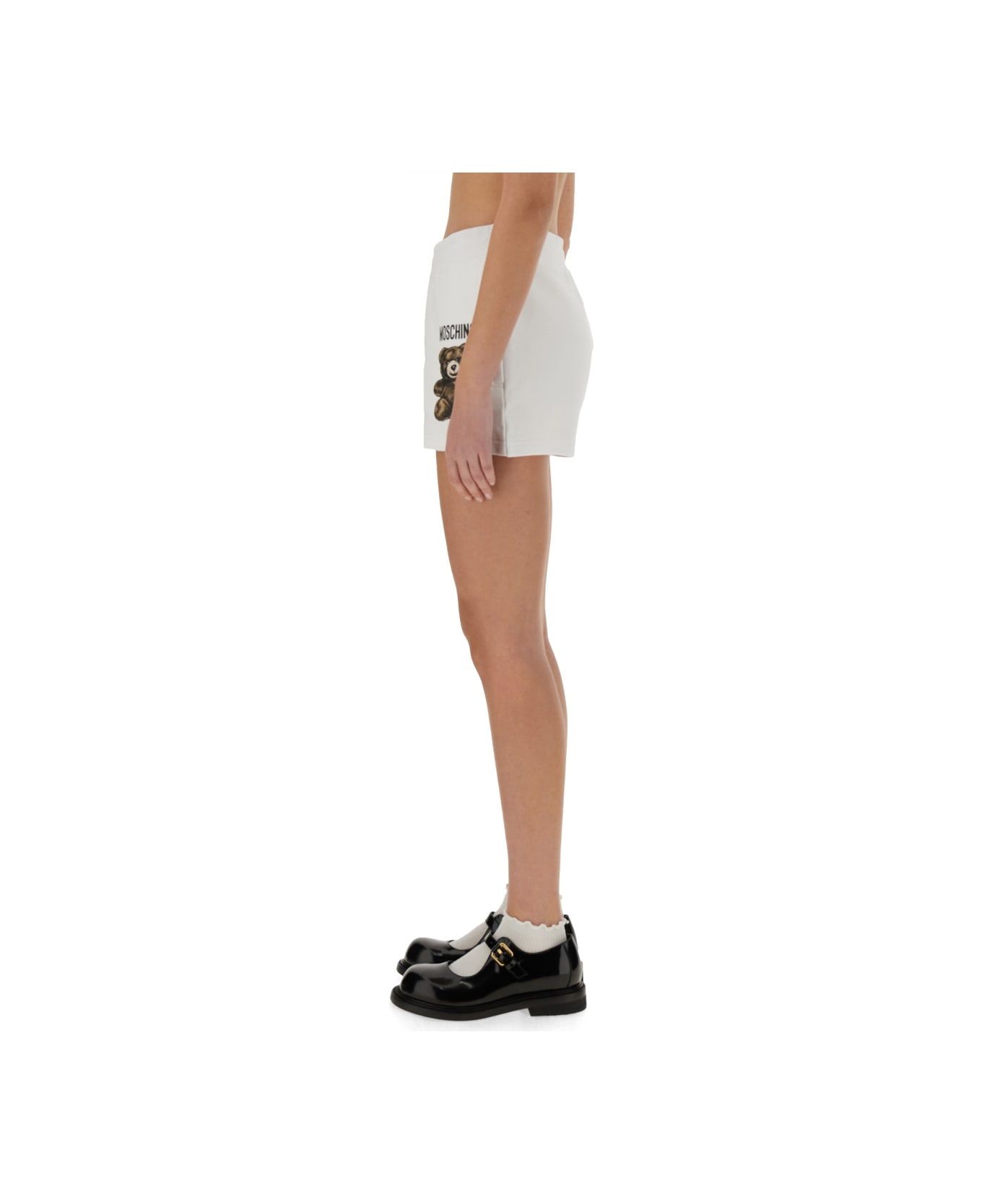 Moschino Teddy Bear Shorts - WHITE