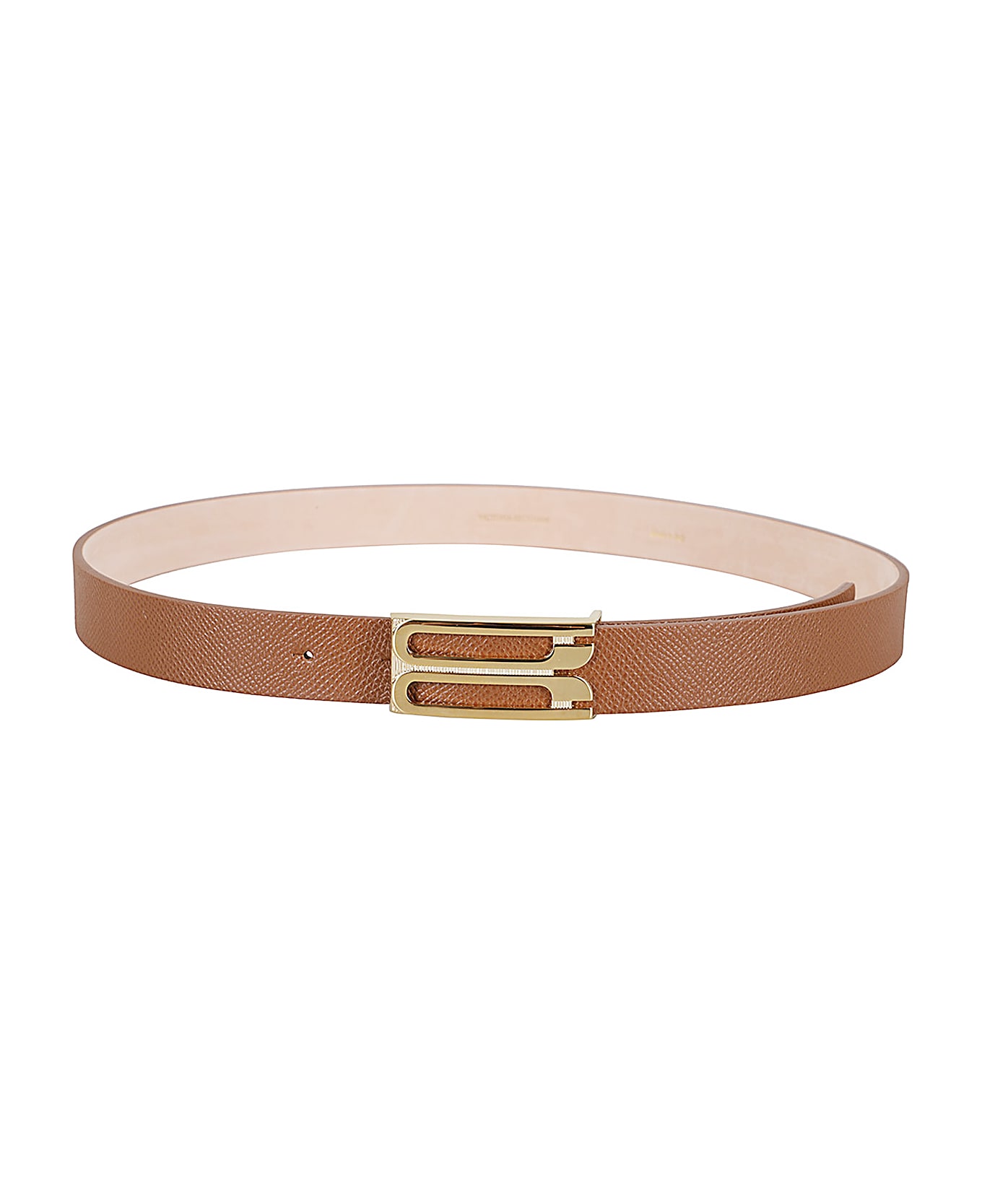 Victoria Beckham Regular Bbuckle Belt - Tan