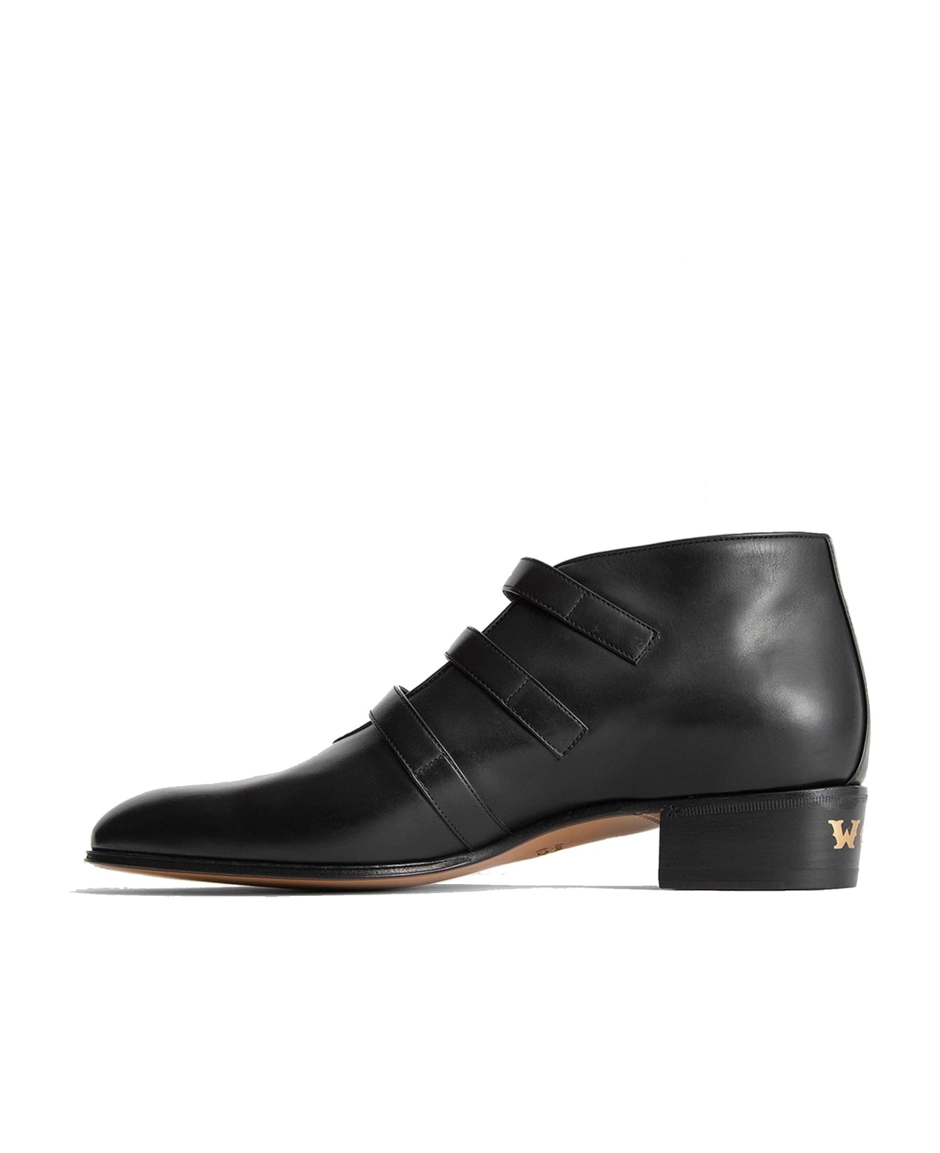 Gucci Leather Ankle Boots - Black ブーツ