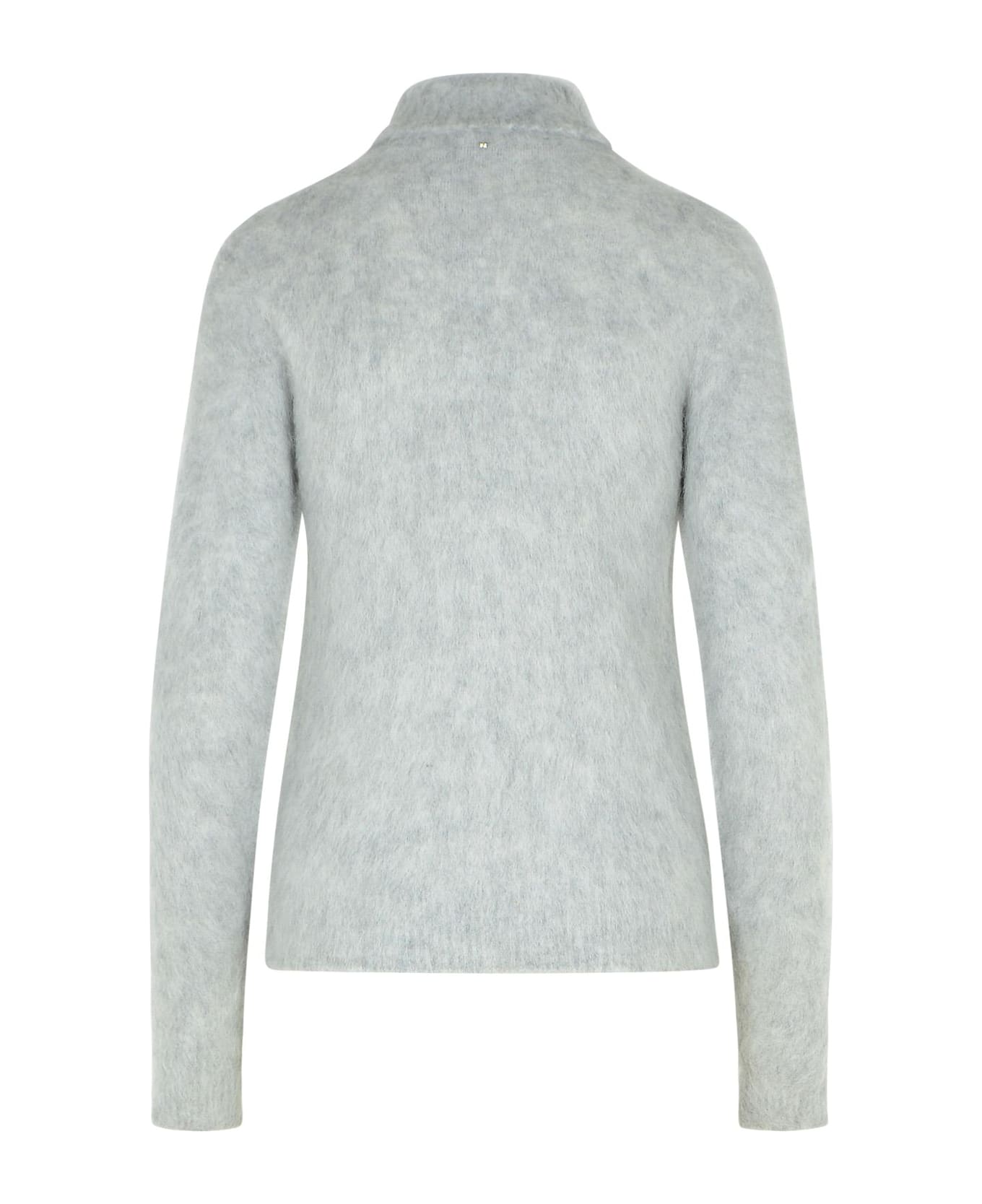 SportMax 'elgar Light Grey Alpaca Blend Sweater - Grey