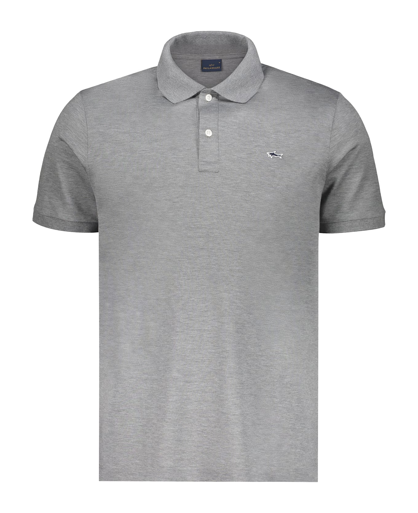 Paul&Shark Short Sleeve Polo Shirt - grey