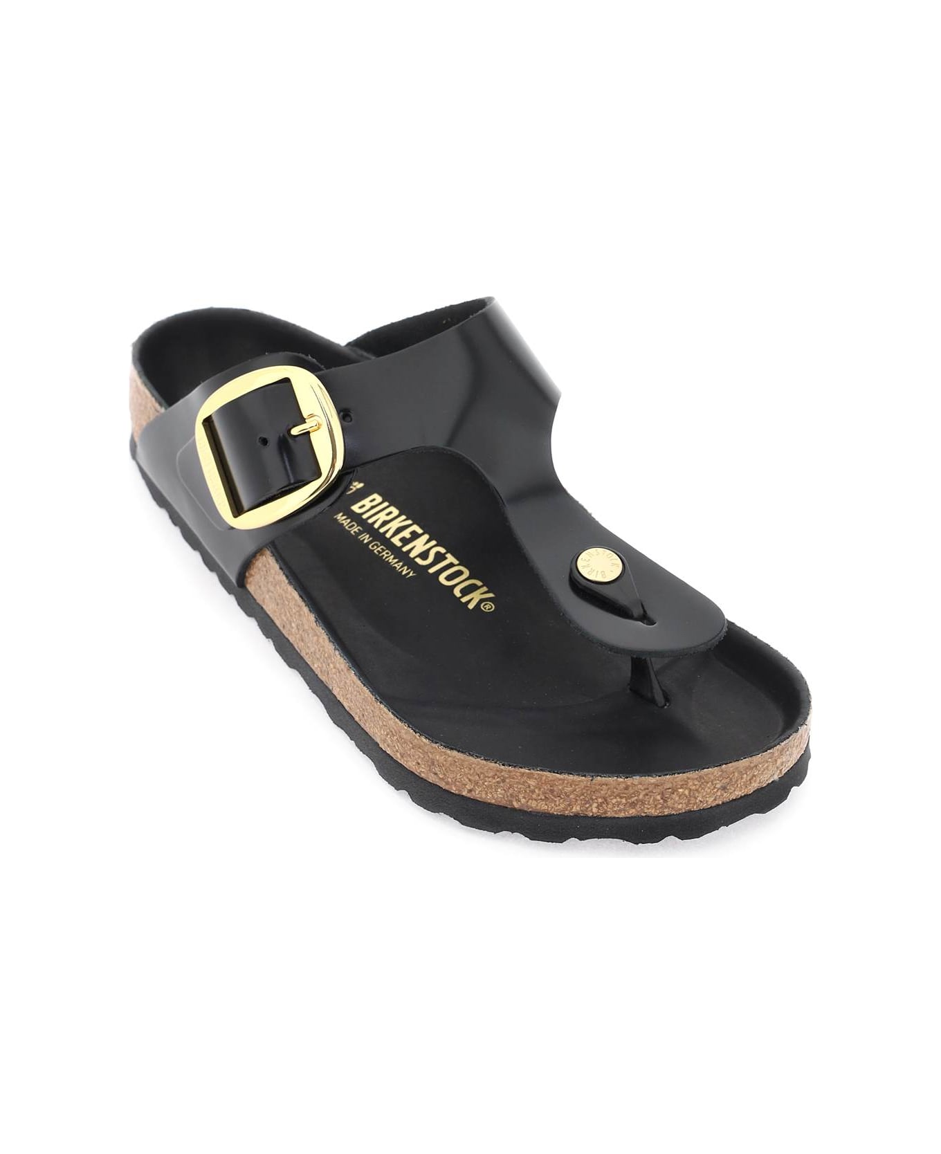 Birkenstock Gizeh Big Buckle Mules - Black