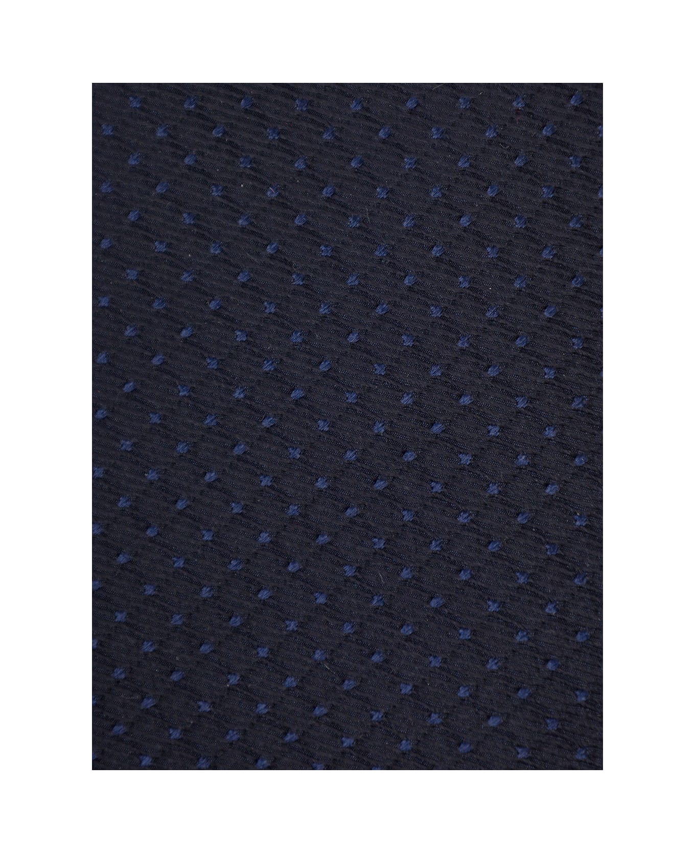 Tagliatore Blue Tie With Polka Dots Motif In Silk Man - Blu