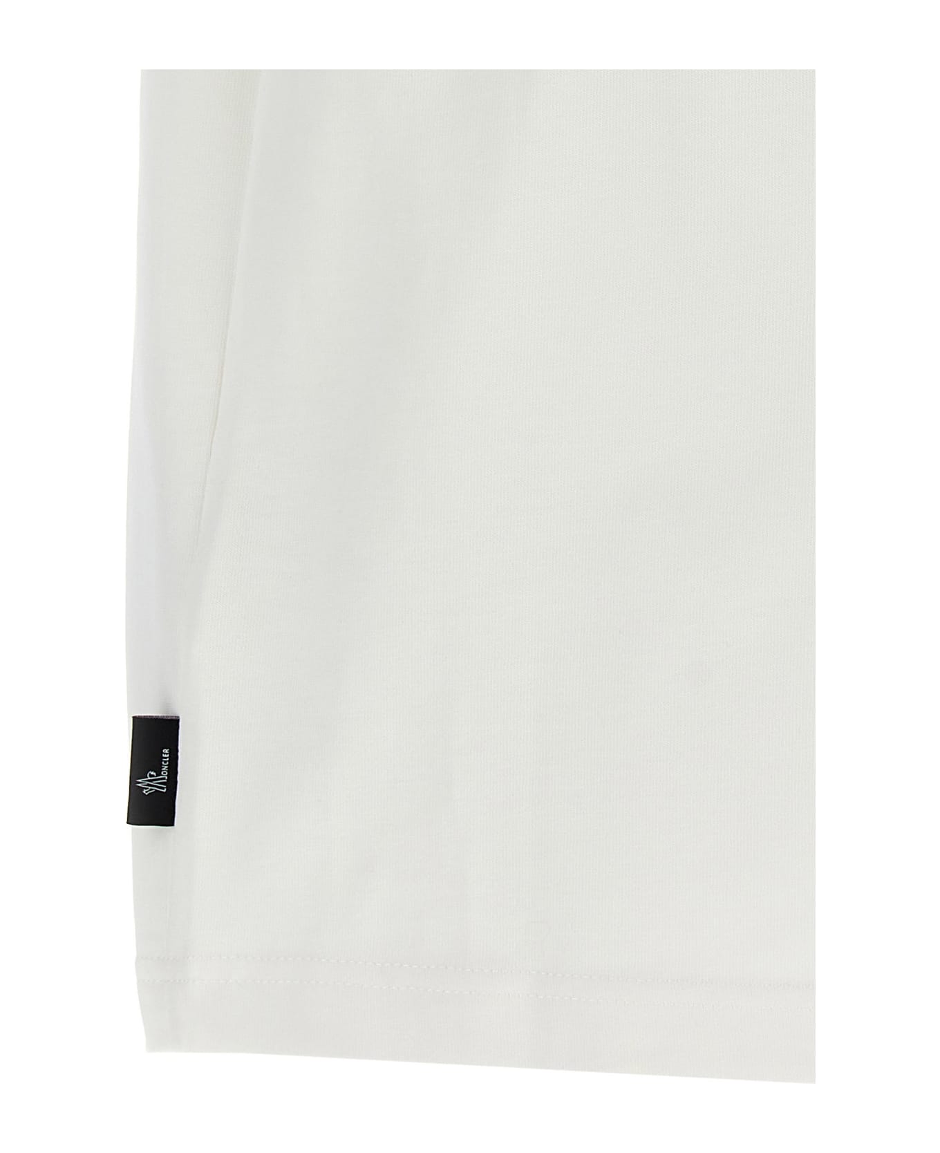 Moncler Grenoble Logo Patch T-shirt - White