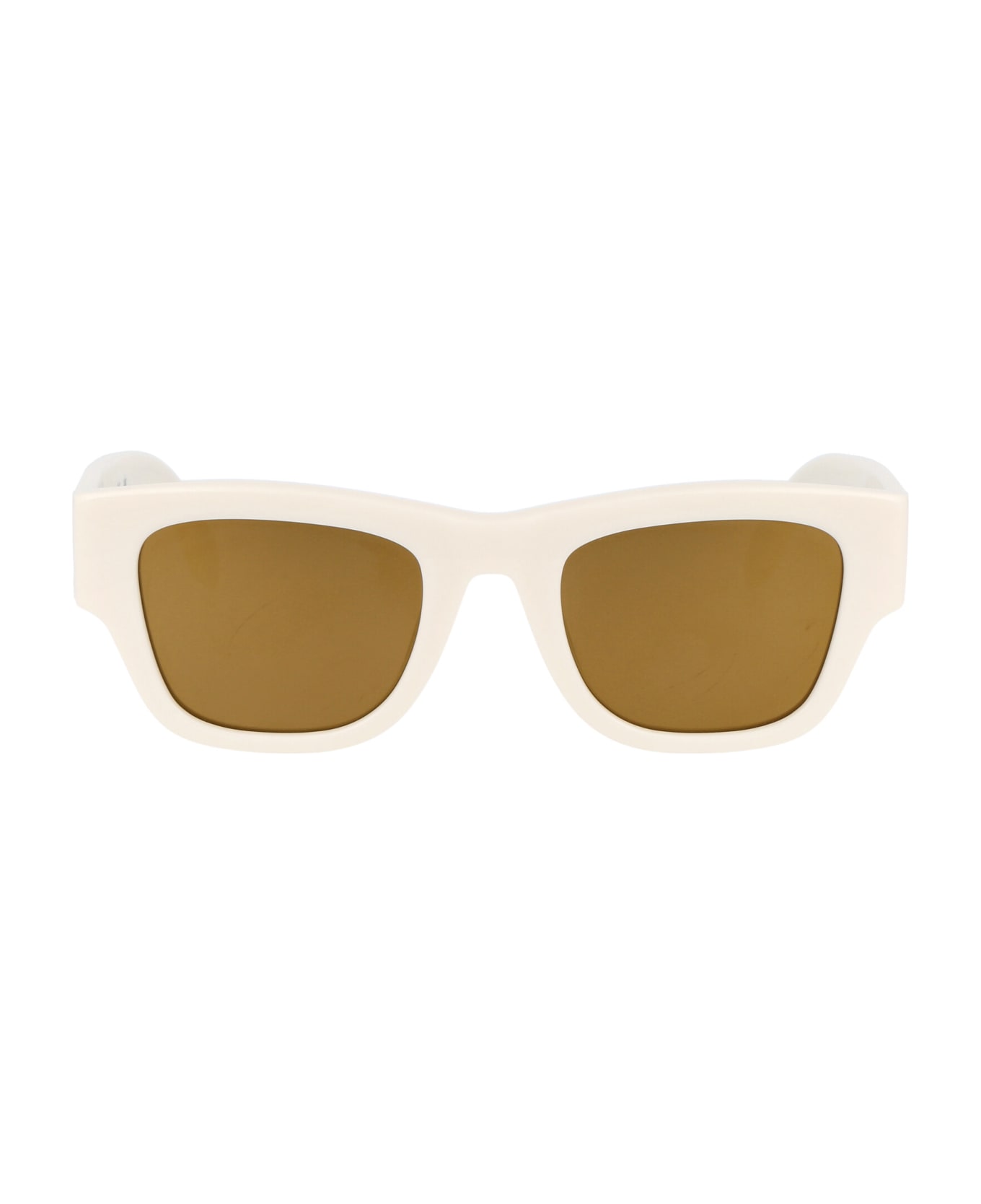 Palm Angels Volcan Sunglasses - 0176 WHITE MIRROR GOLD